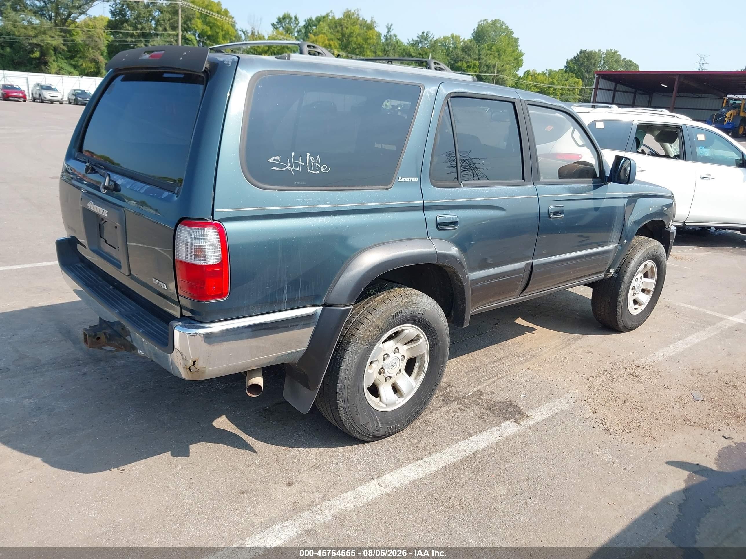 1998 Toyota 4runner Sr5 V6 Limited Green vin: JT3HN87R6W9018261