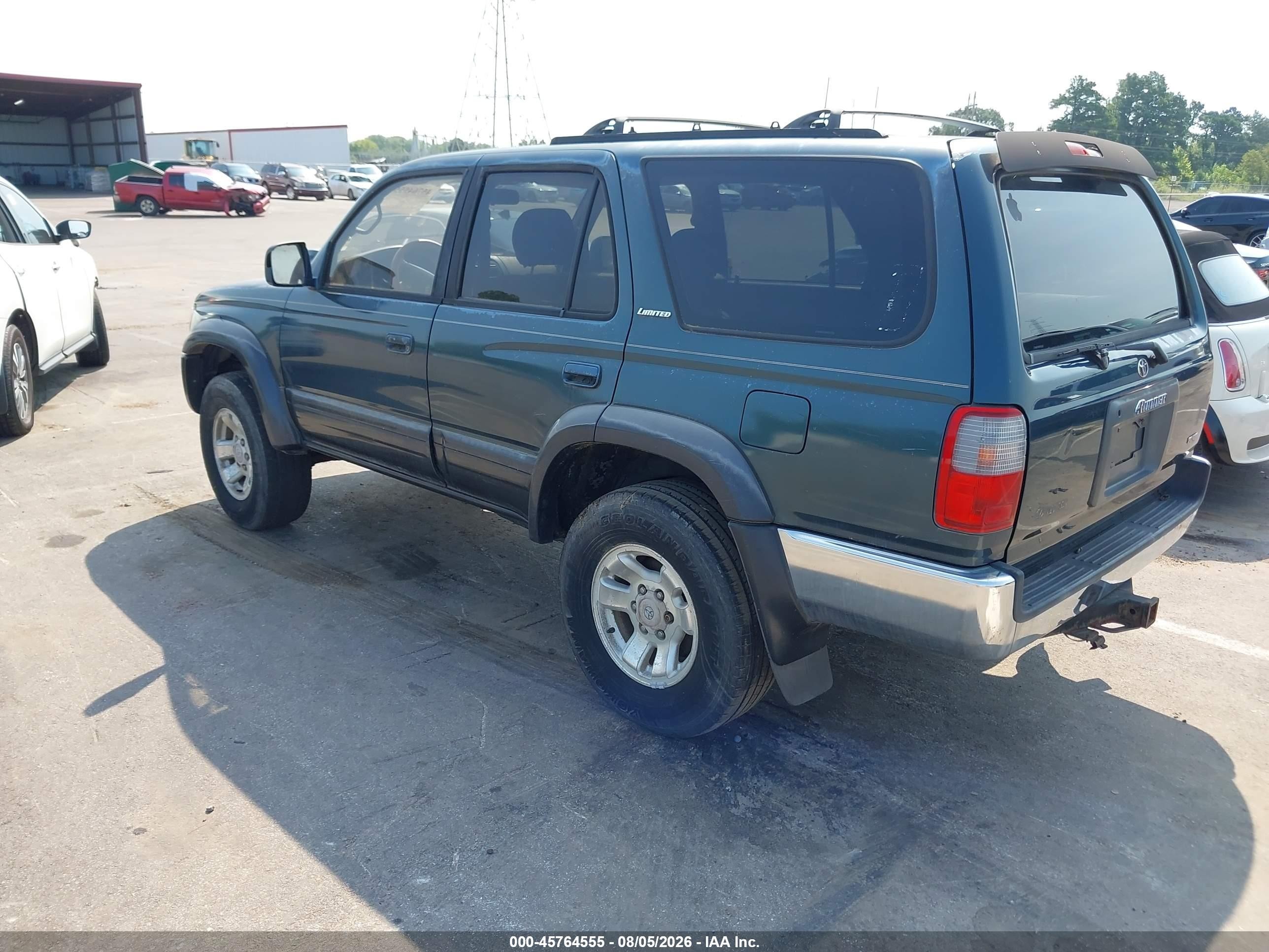 1998 Toyota 4runner Sr5 V6 Limited Green vin: JT3HN87R6W9018261