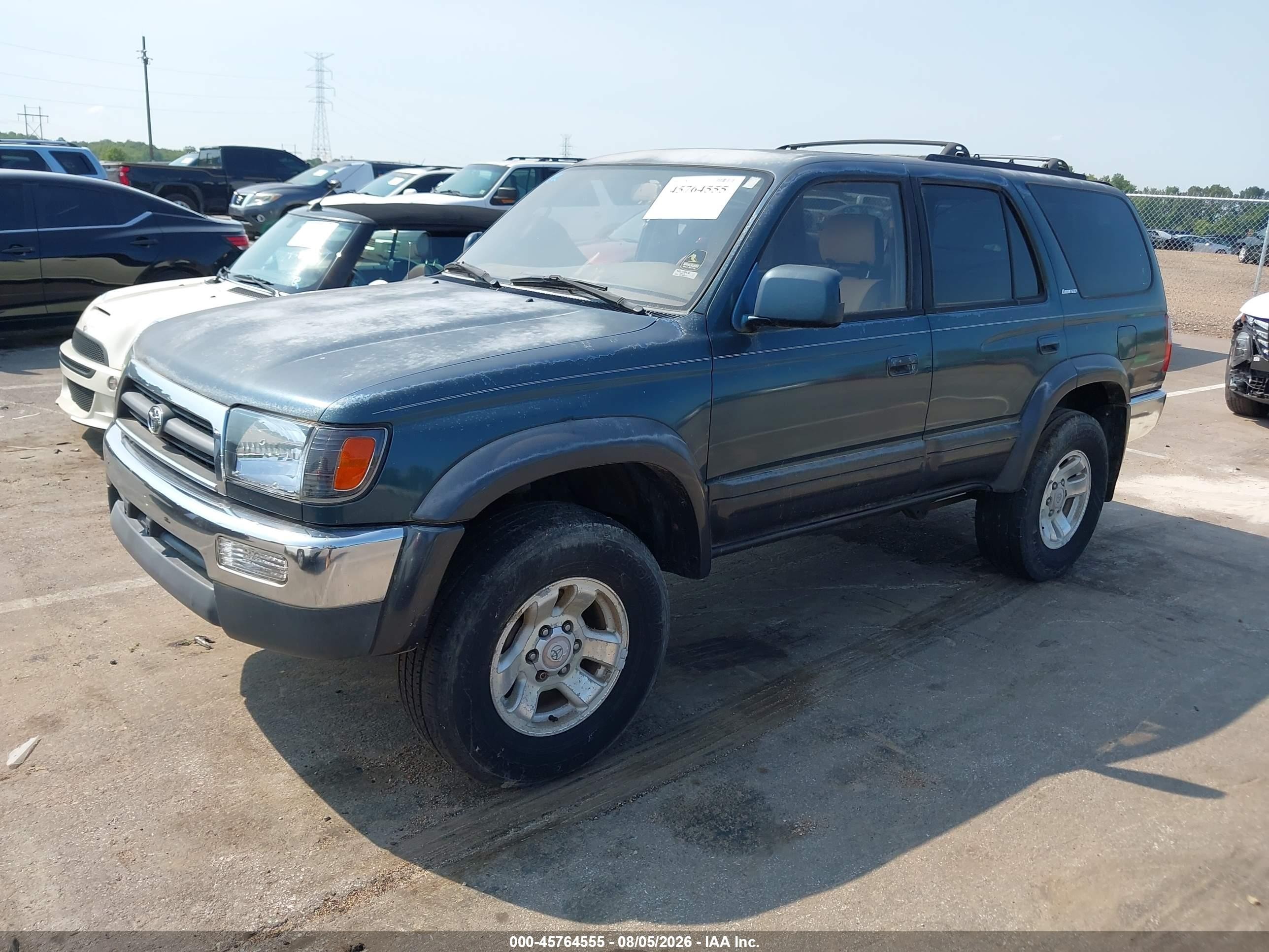1998 Toyota 4runner Sr5 V6 Limited Green vin: JT3HN87R6W9018261