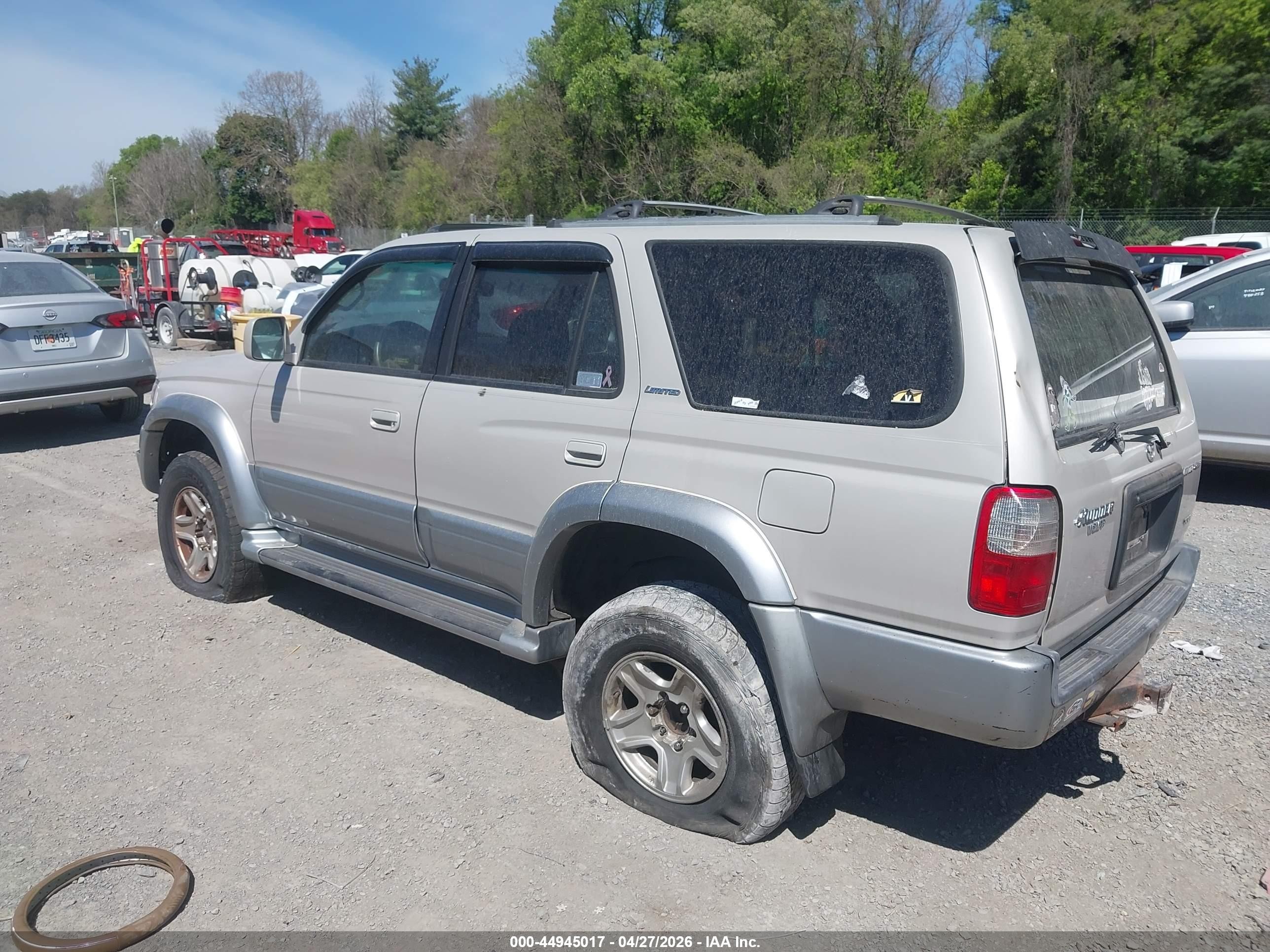 1999 Toyota 4runner Limited V6 Gold vin: JT3HN87R6X0248064