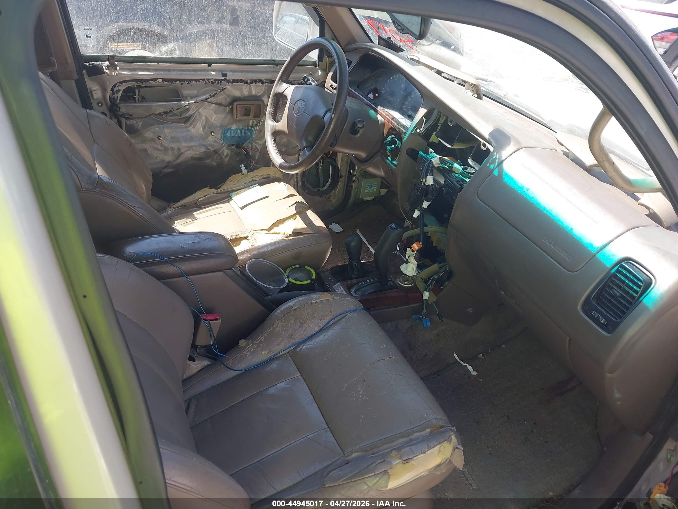 1999 Toyota 4runner Limited V6 Gold vin: JT3HN87R6X0248064