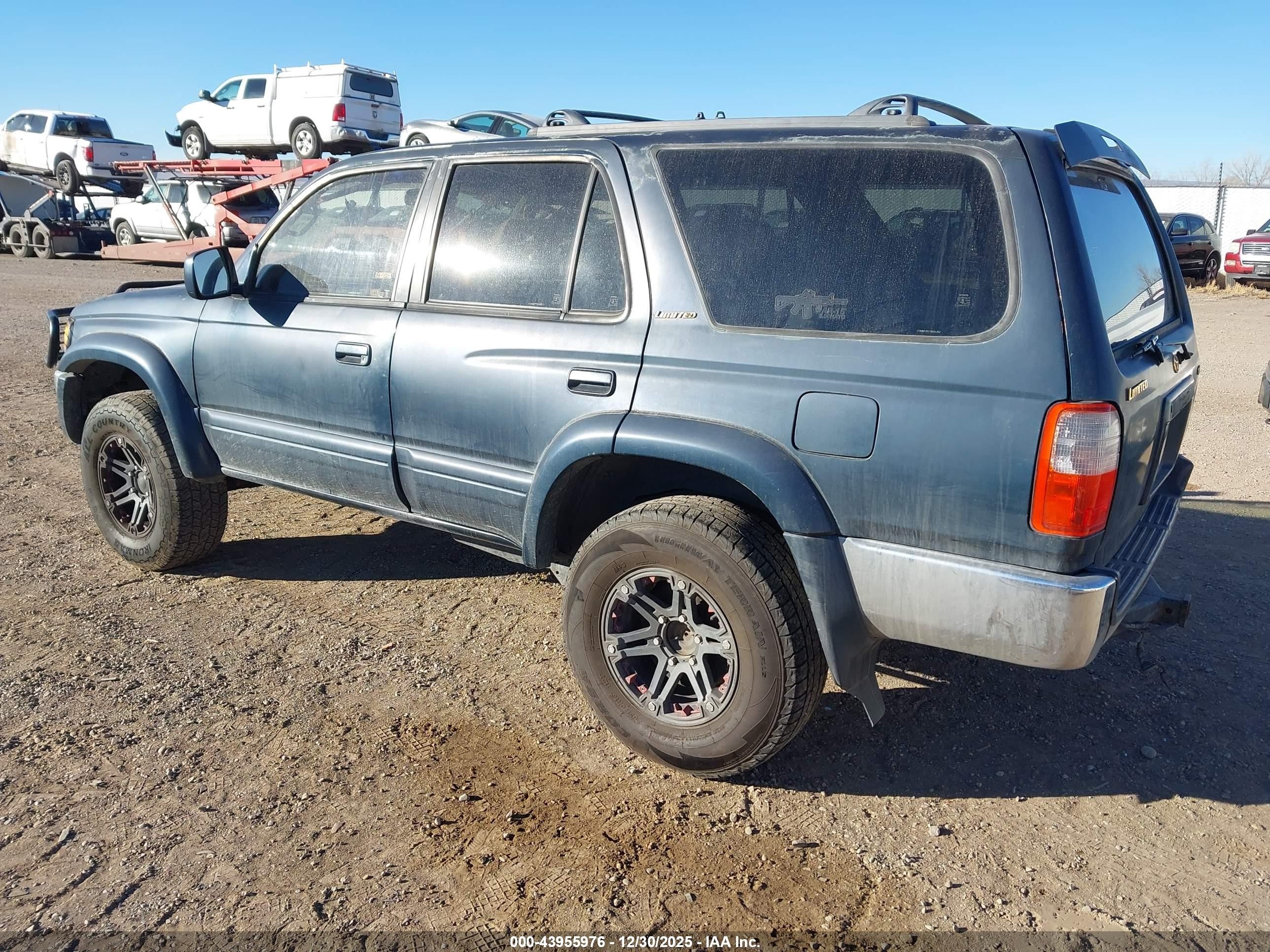 1997 Toyota 4runner Sr5 V6 Limited Blue vin: JT3HN87R7V0113012