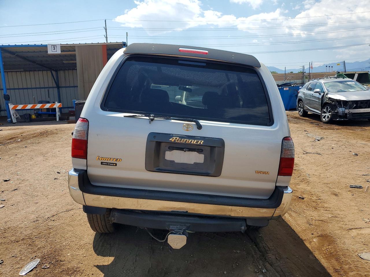 1998 Toyota 4runner Limited Silver vin: JT3HN87R7W0146898