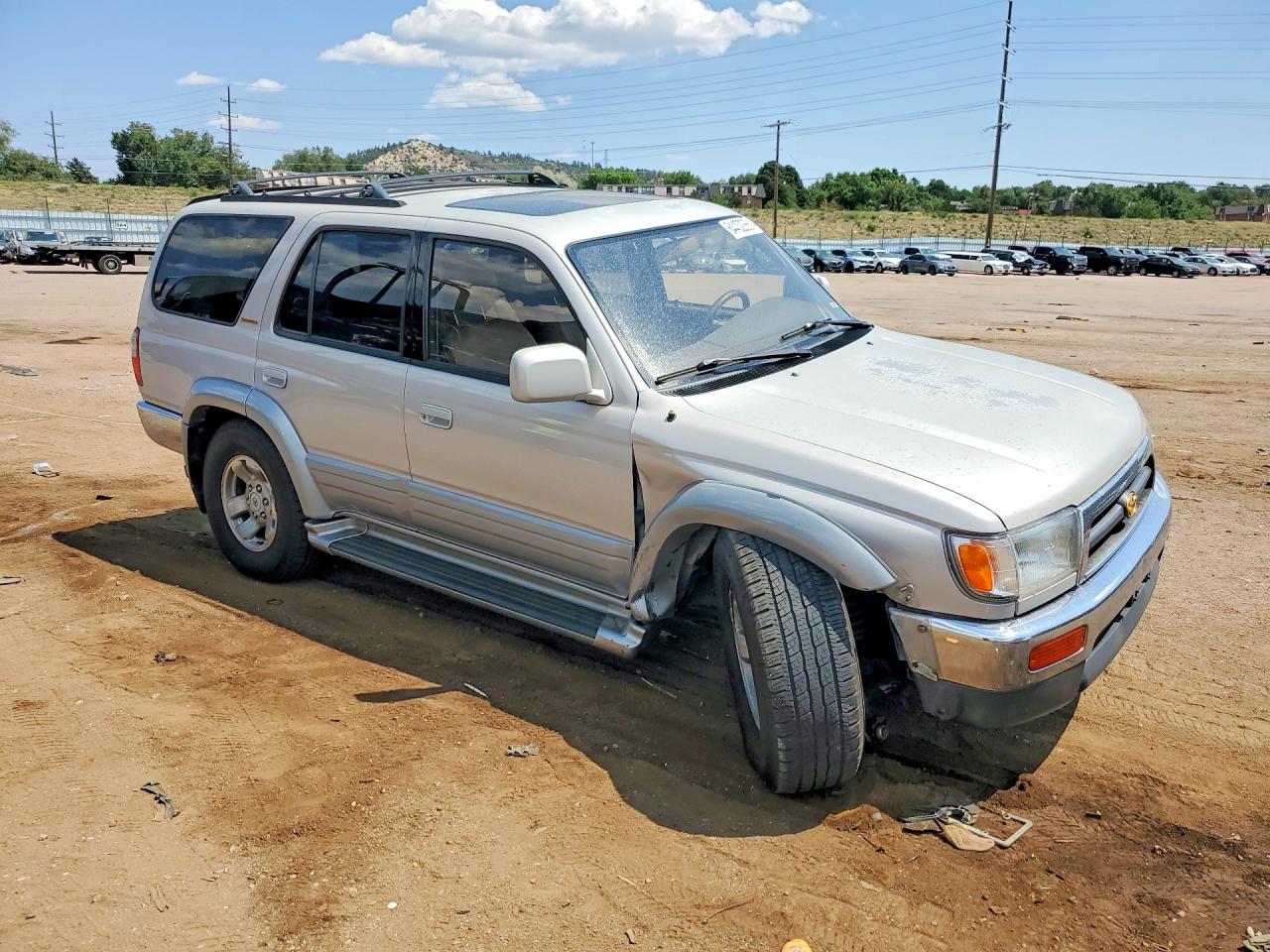 1998 Toyota 4runner Limited Silver vin: JT3HN87R7W0146898