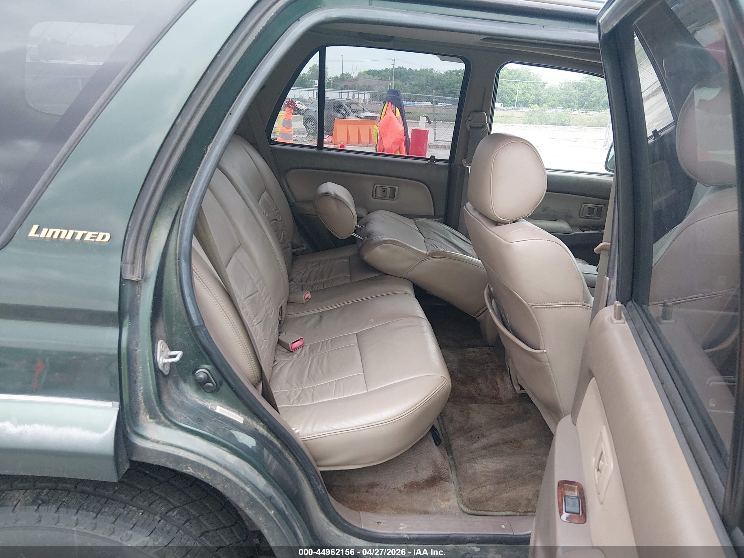 1999 Toyota 4runner Limited V6 Green vin: JT3HN87R7X9019341