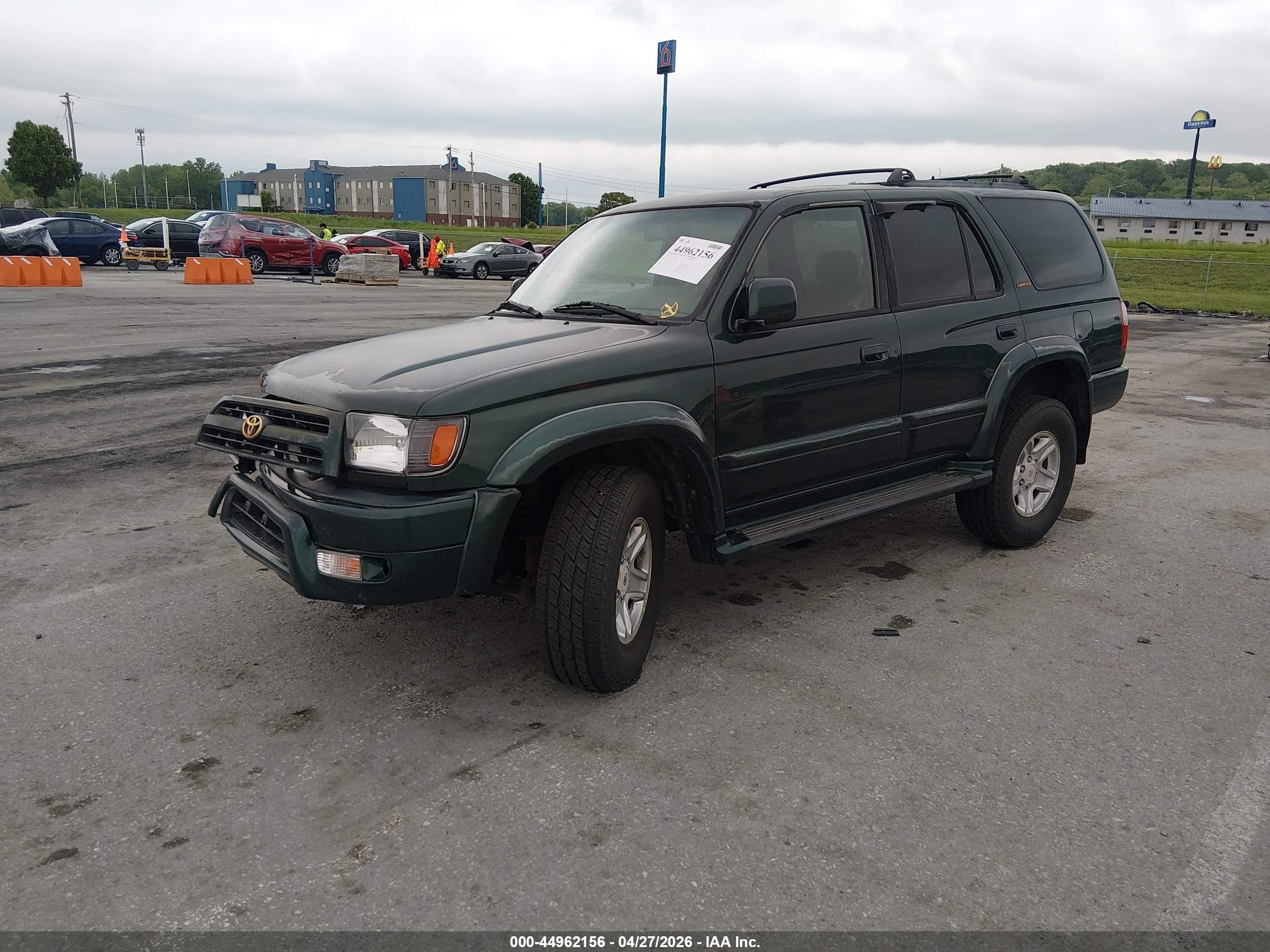 1999 Toyota 4runner Limited V6 Green vin: JT3HN87R7X9019341