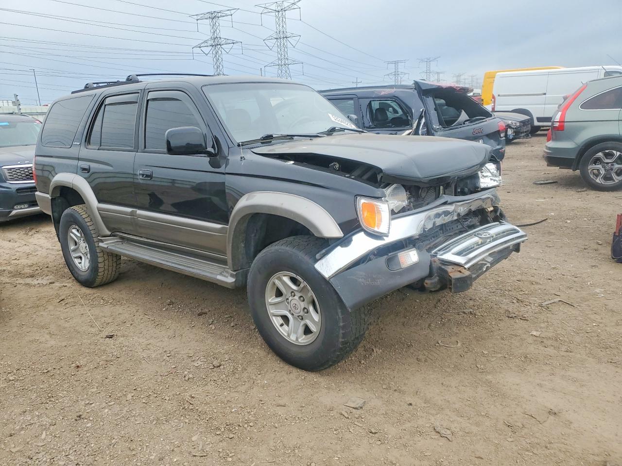 1999 Toyota 4runner Limited Black vin: JT3HN87R7X9021185