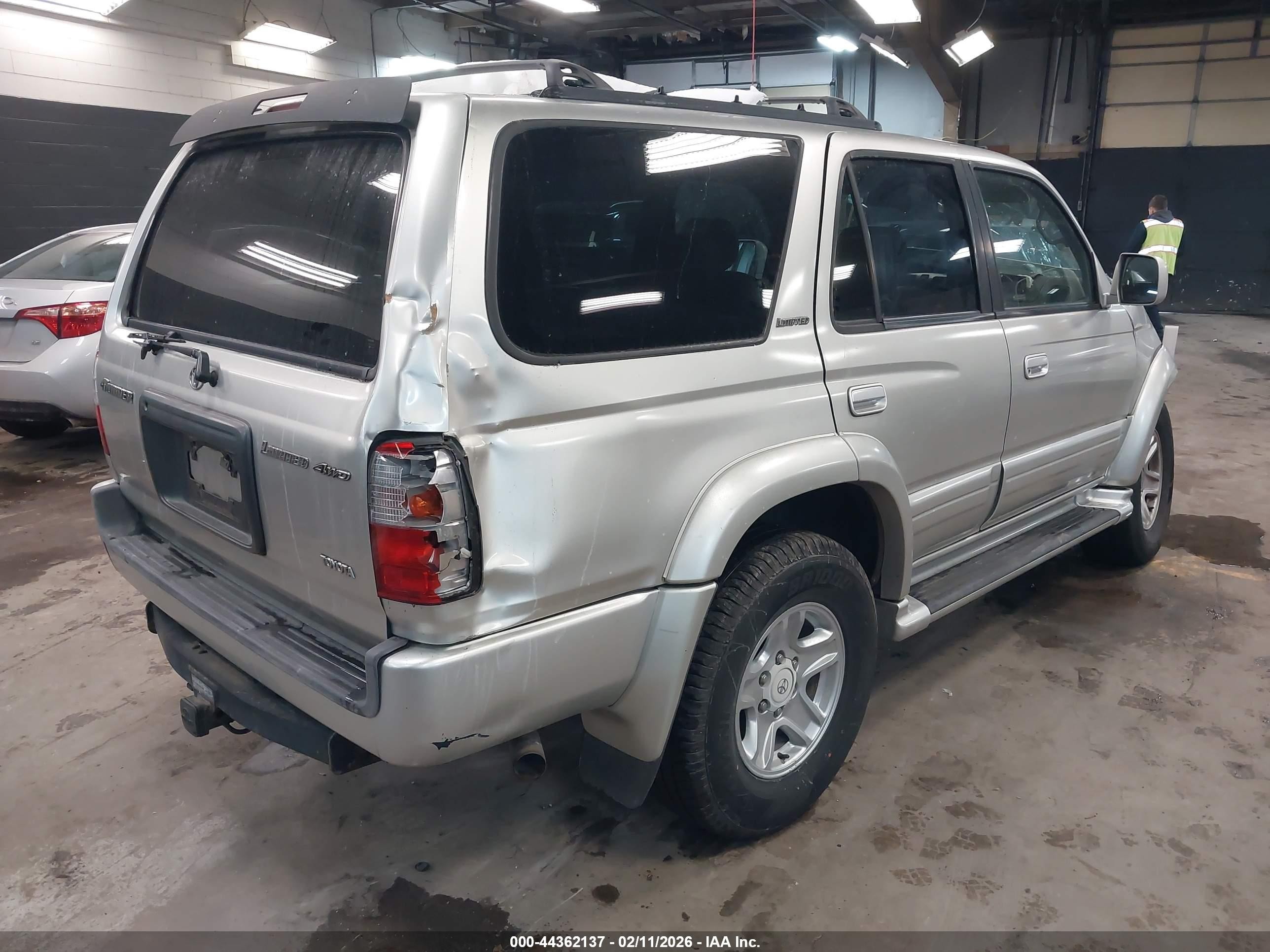 1999 Toyota 4runner Limited V6 Silver vin: JT3HN87R7X9024992