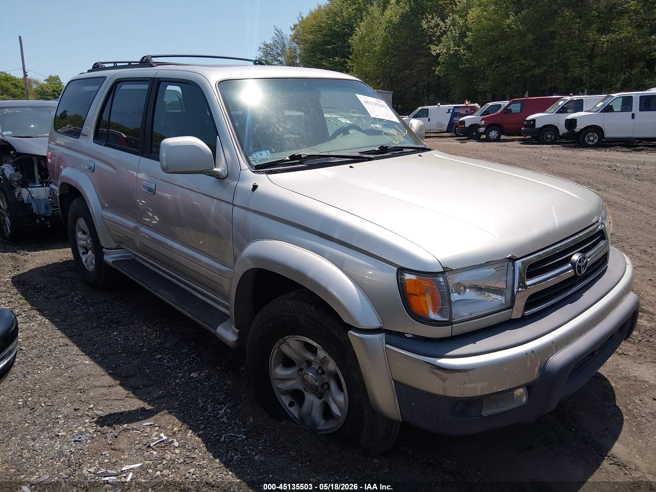 2002 Toyota 4runner Limited V6 Tan vin: JT3HN87R829069352
