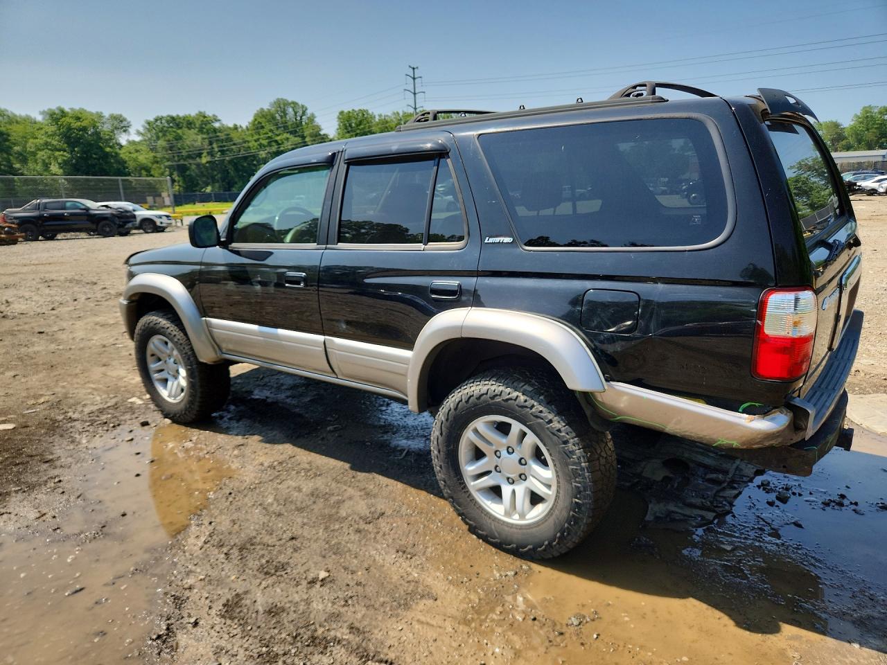 2002 Toyota 4runner Limited Black vin: JT3HN87R829075569