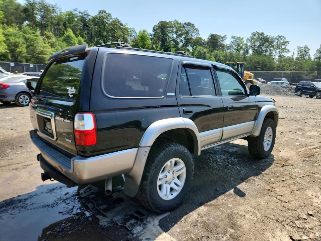 2002 Toyota 4runner Limited Black vin: JT3HN87R829075569