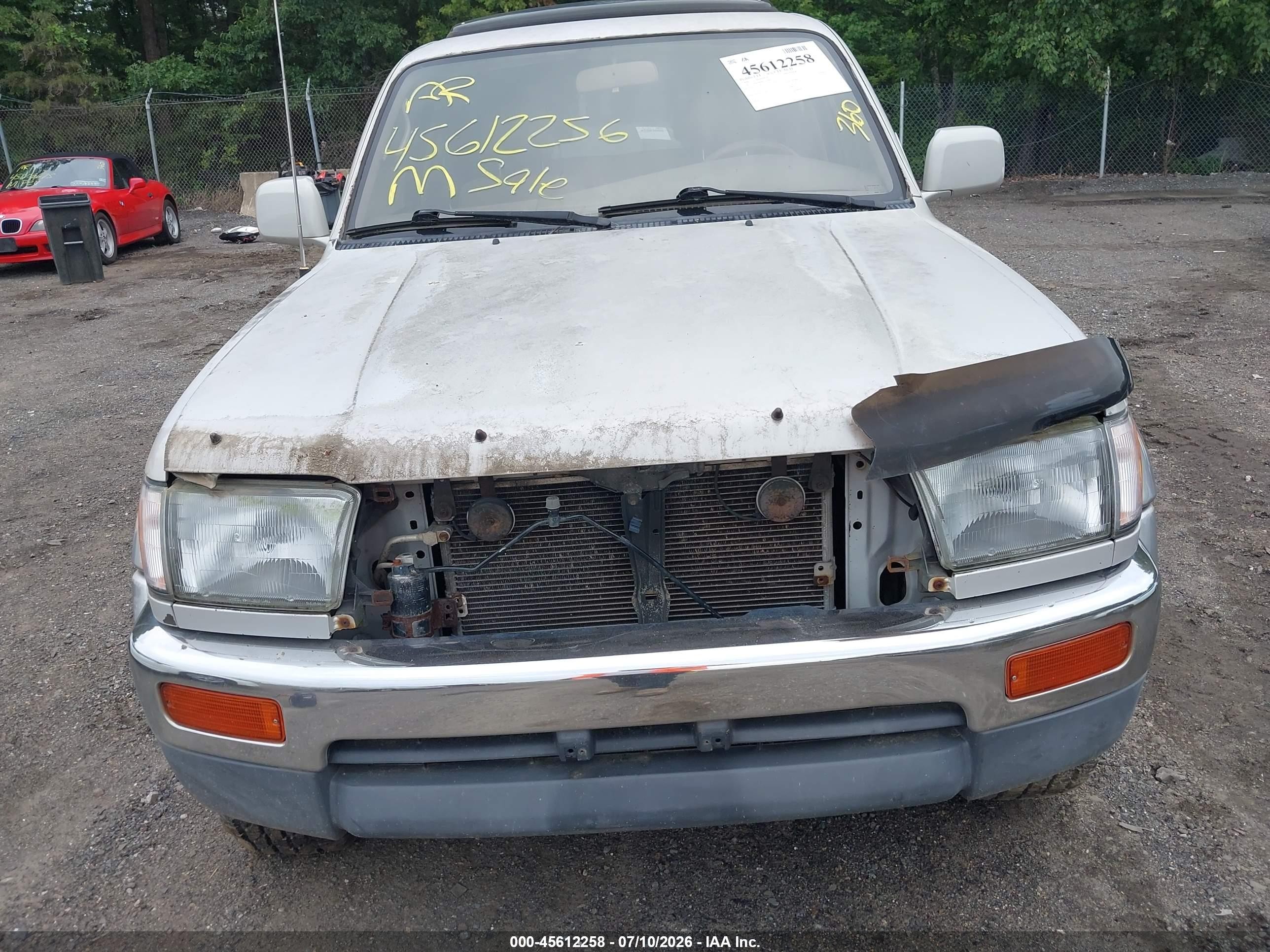 1998 Toyota 4runner Sr5 V6 Limited Silver vin: JT3HN87R8W0133268