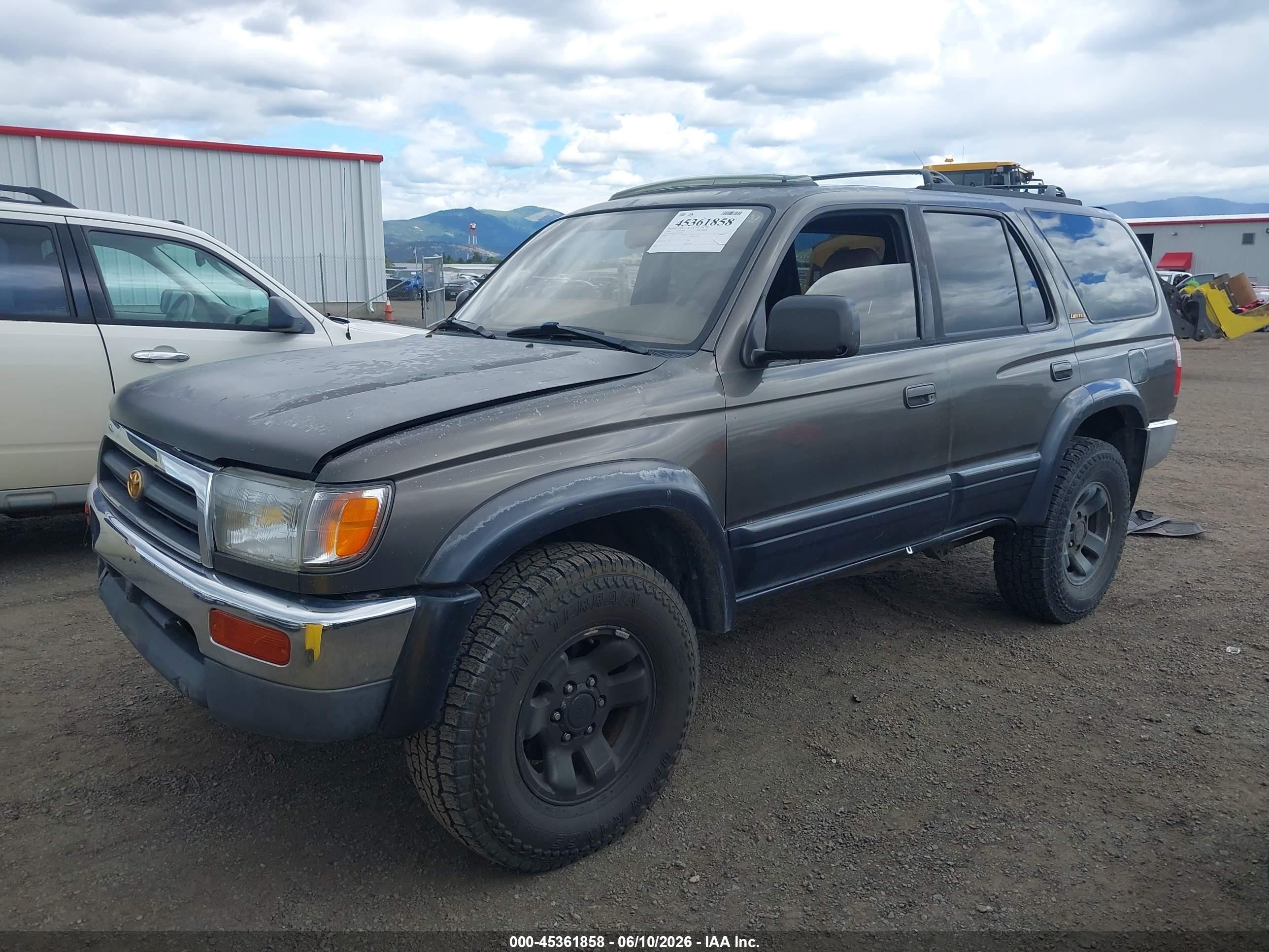 1998 Toyota 4runner Sr5 V6 Limited Gray vin: JT3HN87R8W0153424