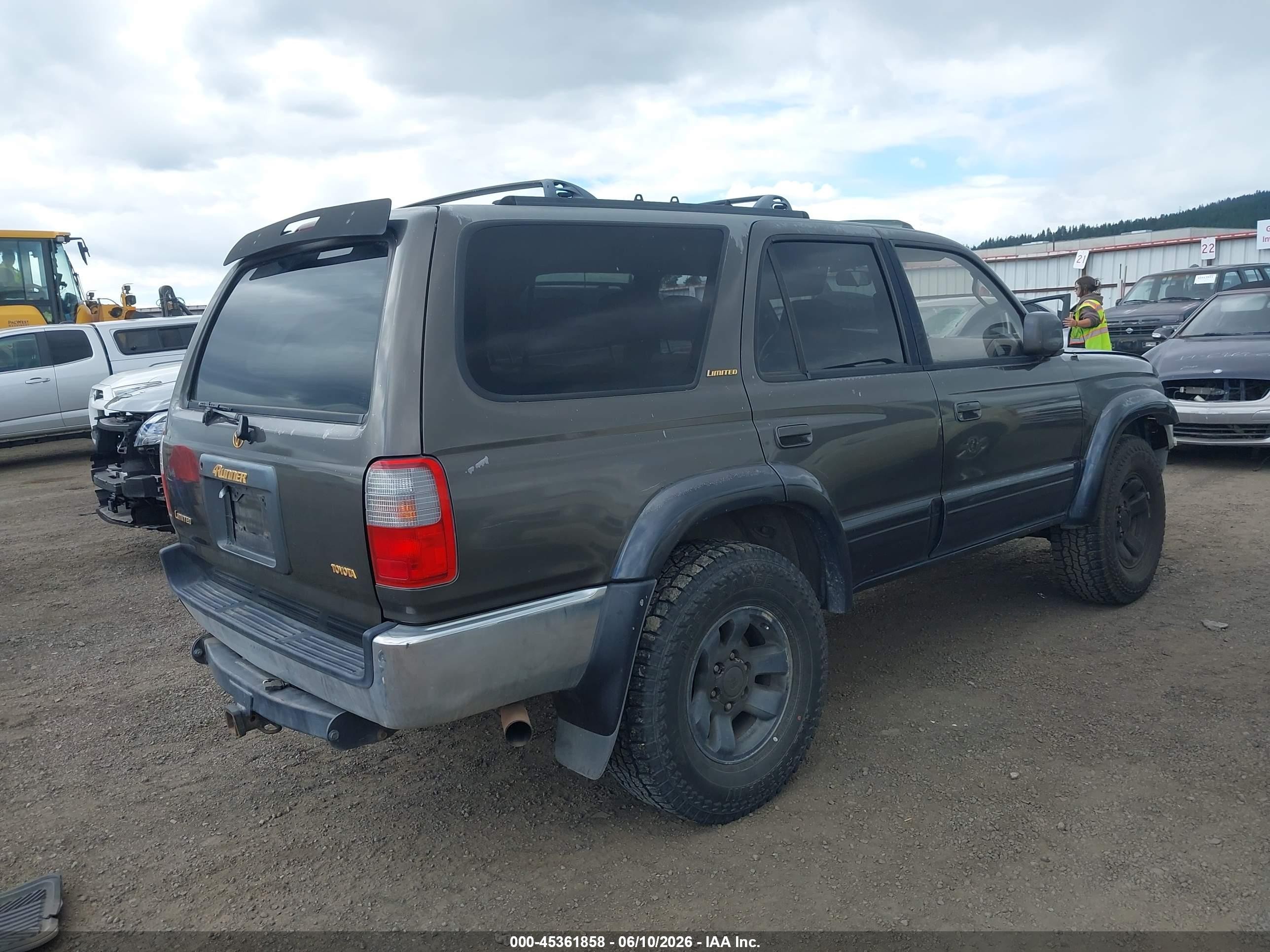 1998 Toyota 4runner Sr5 V6 Limited Gray vin: JT3HN87R8W0153424