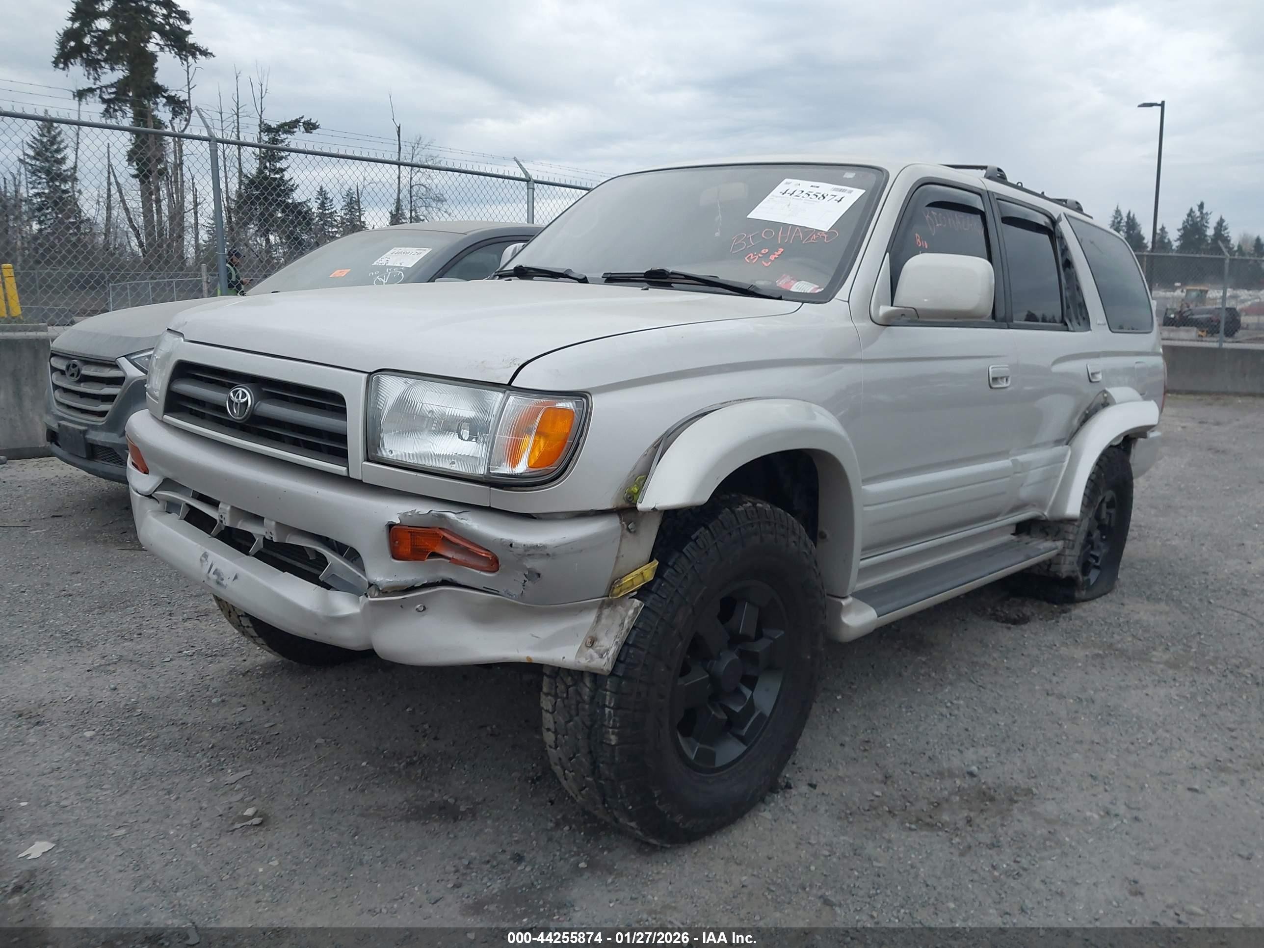 1998 Toyota 4runner Limited Gray vin: JT3HN87R8W0156209