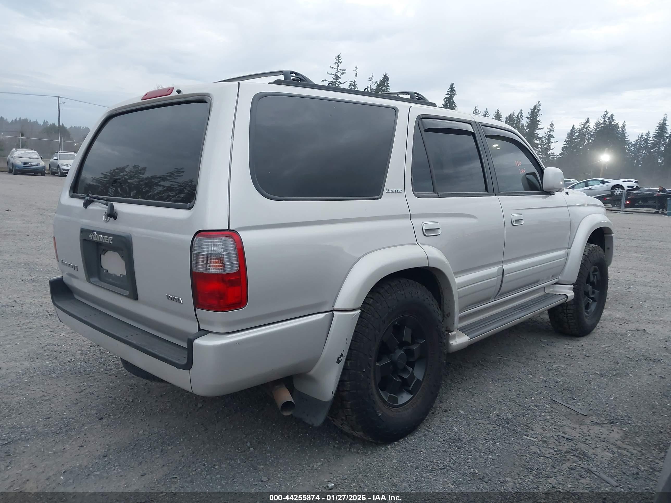 1998 Toyota 4runner Limited Gray vin: JT3HN87R8W0156209