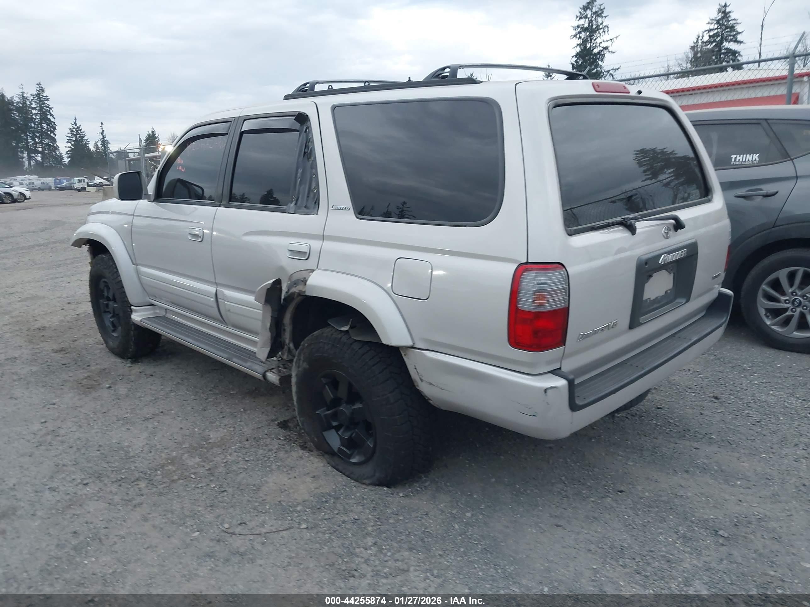 1998 Toyota 4runner Limited Gray vin: JT3HN87R8W0156209