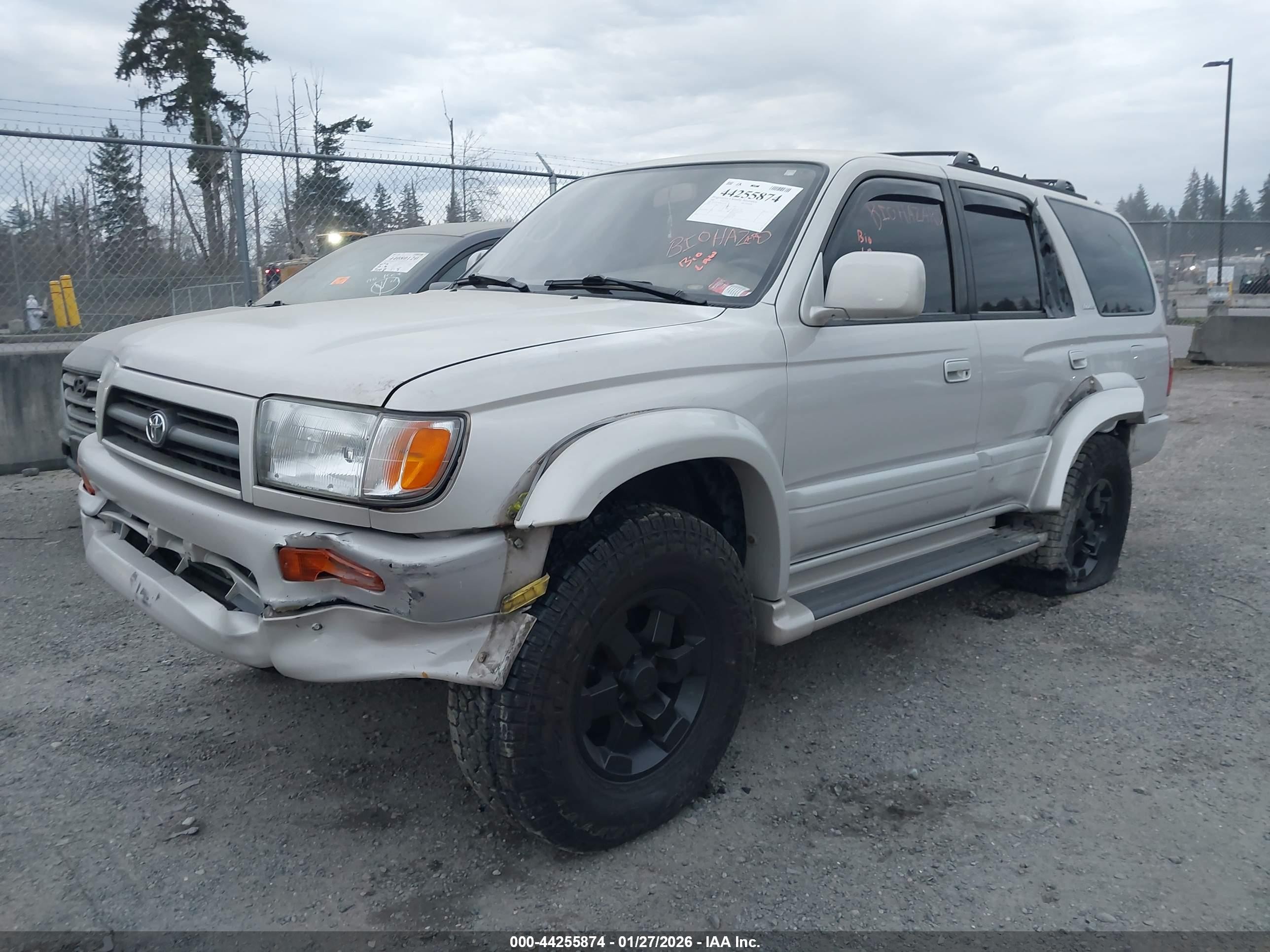 1998 Toyota 4runner Limited Gray vin: JT3HN87R8W0156209