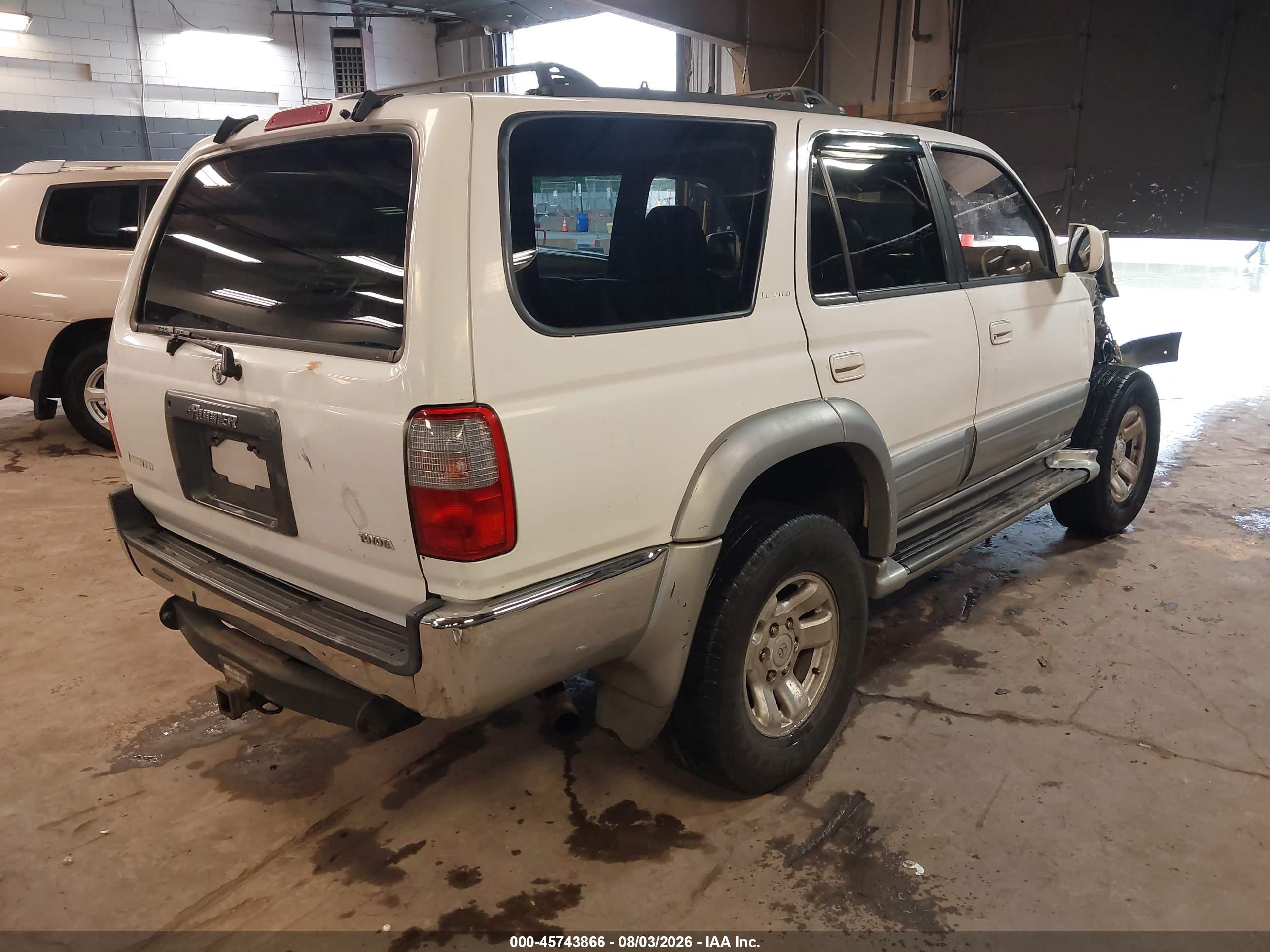1998 Toyota 4runner Sr5 V6 Limited White vin: JT3HN87R8W9010842