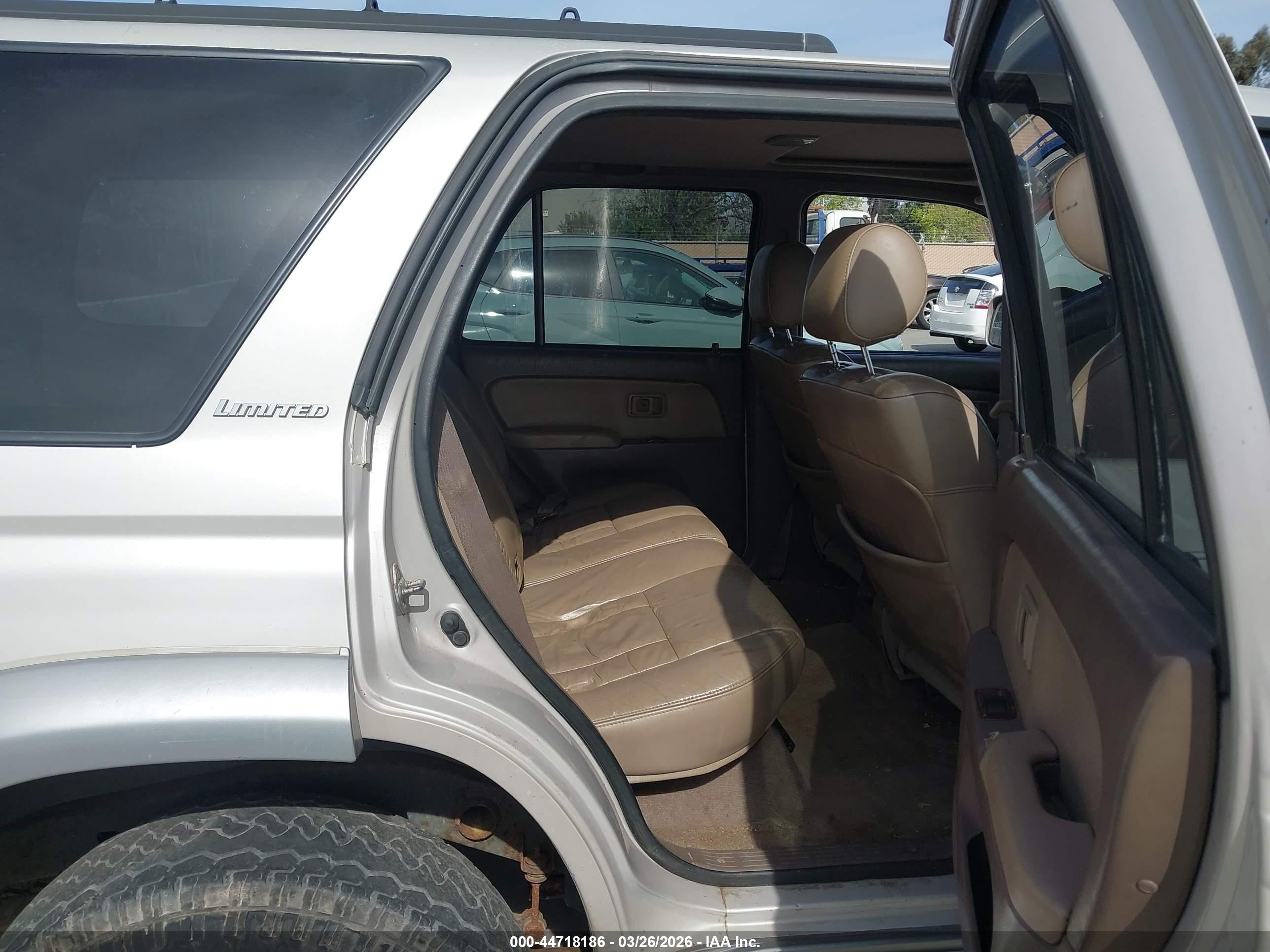 1999 Toyota 4runner Limited V6 Gold vin: JT3HN87R8X9020949