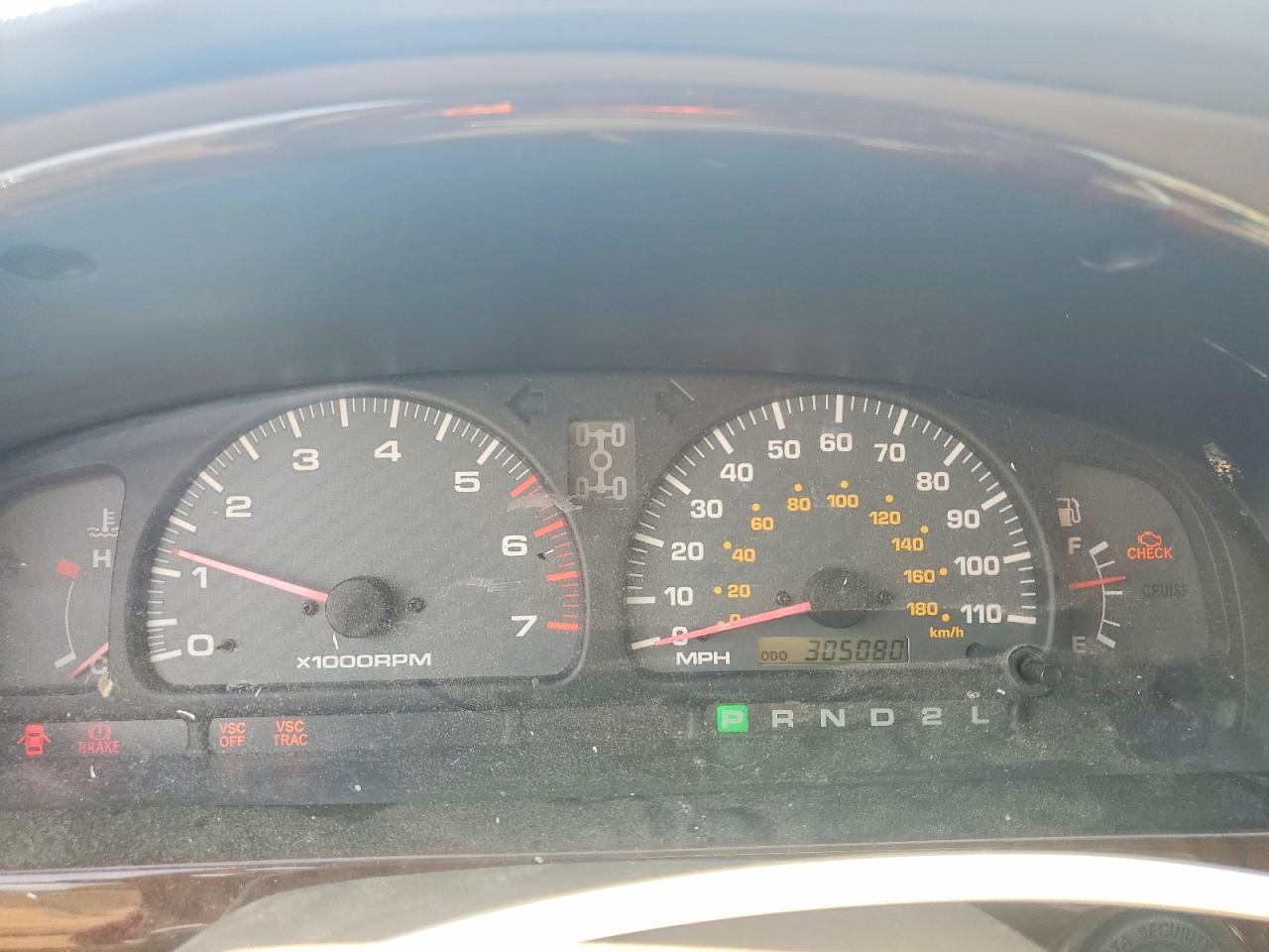 2001 Toyota 4runner Limited Maroon vin: JT3HN87R910357173