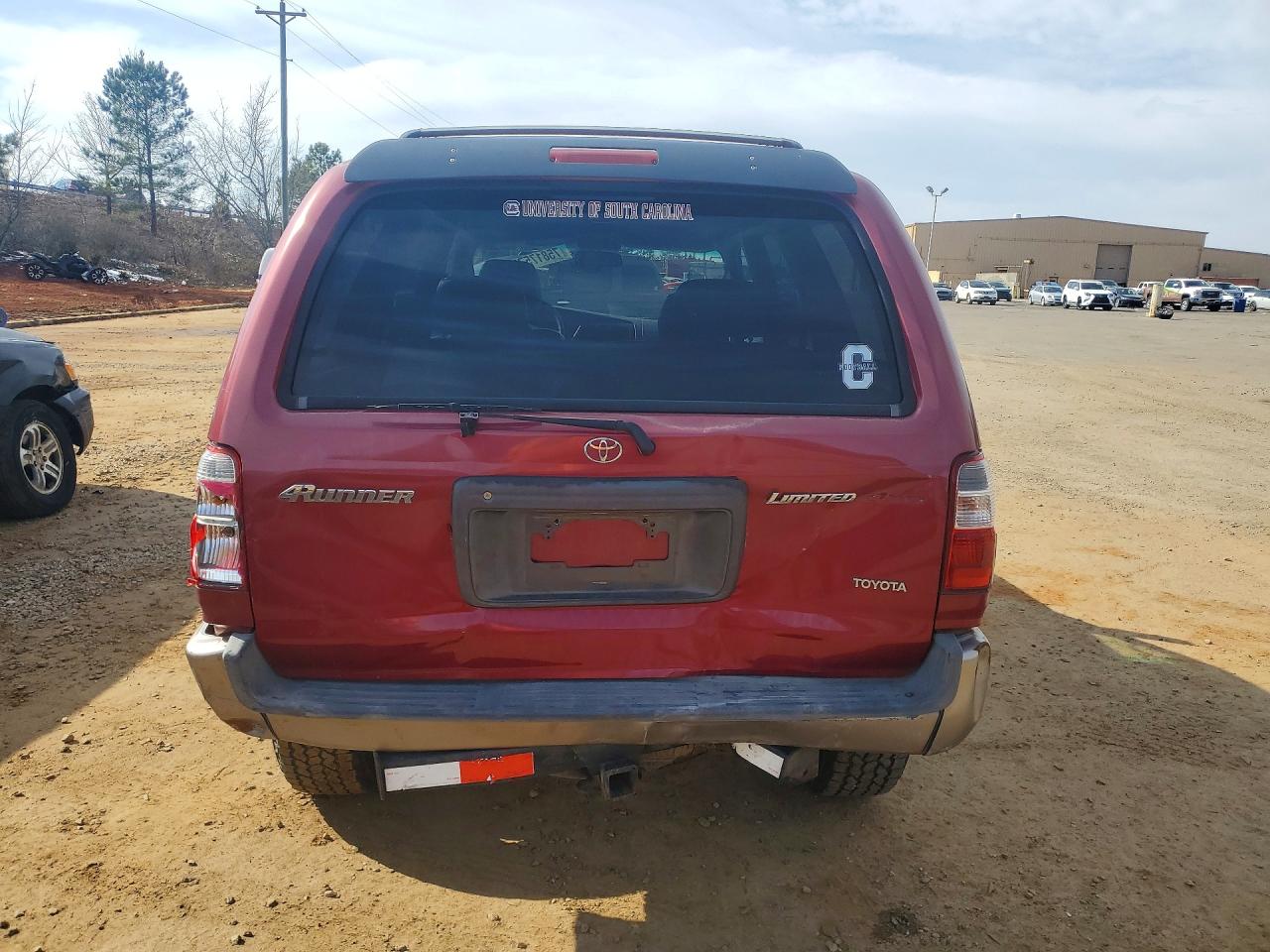 2001 Toyota 4runner Limited Maroon vin: JT3HN87R910357173