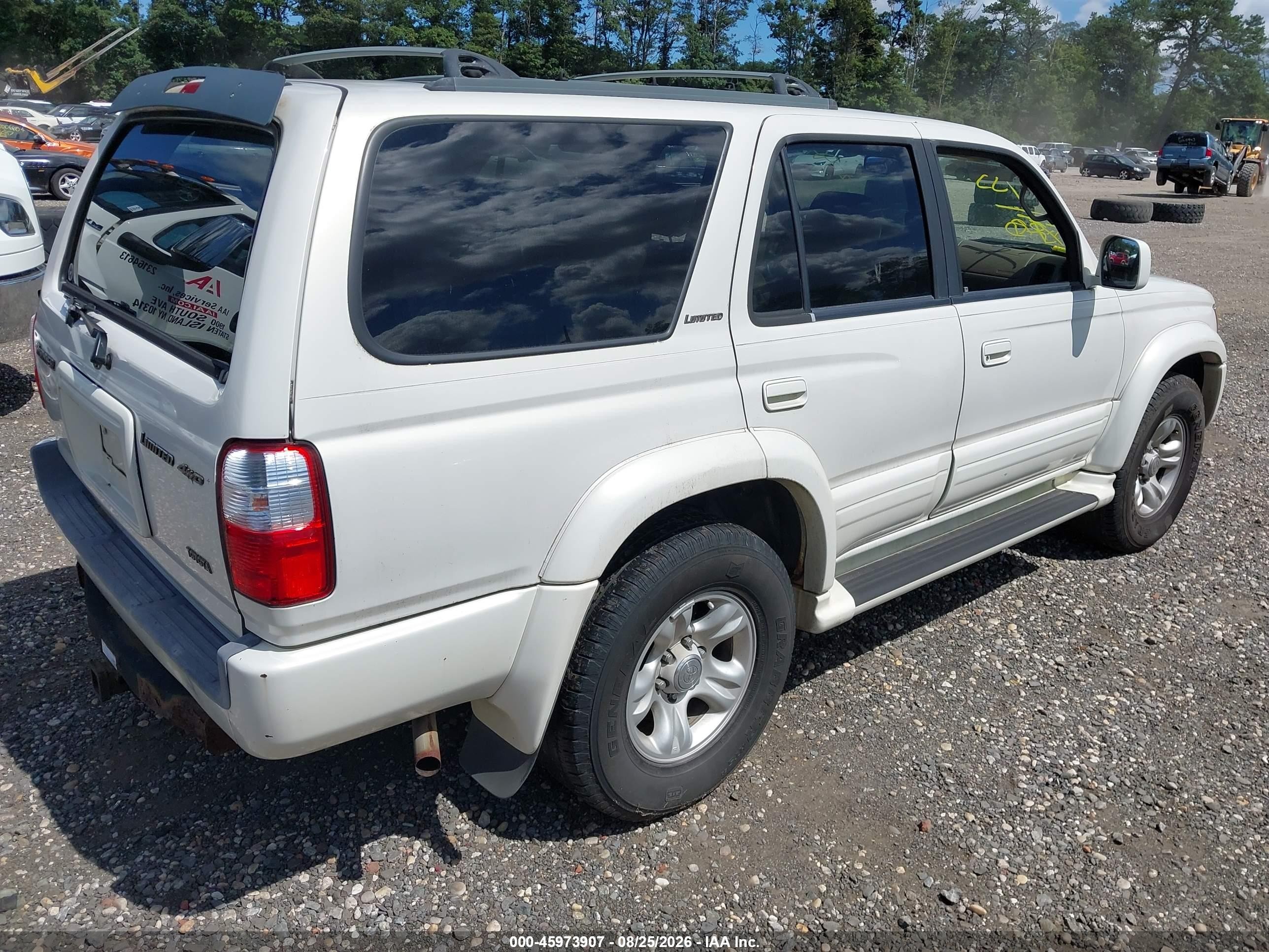 2002 Toyota 4runner Limited V6 Белый vin: JT3HN87R929070803