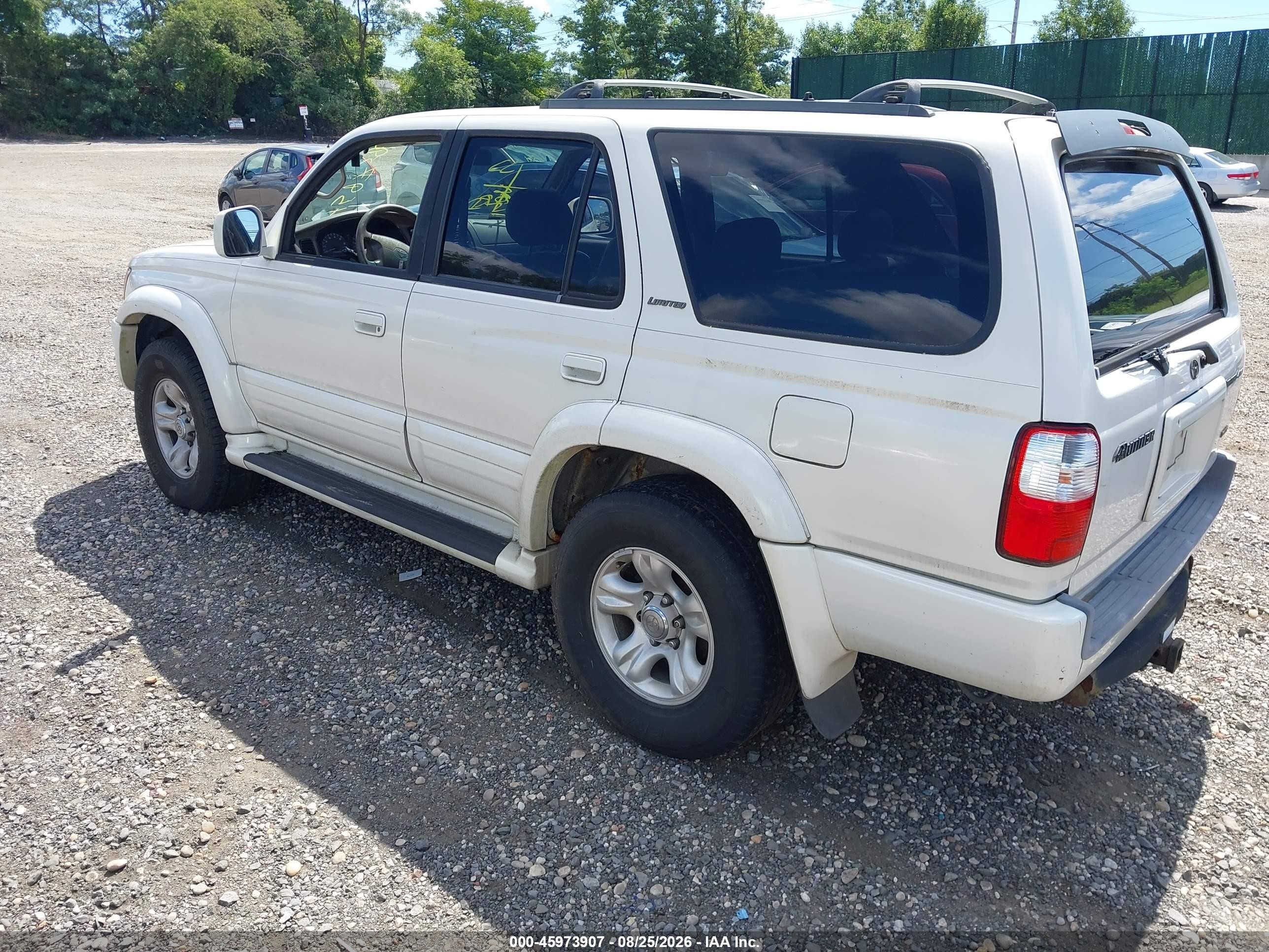 2002 Toyota 4runner Limited V6 Белый vin: JT3HN87R929070803