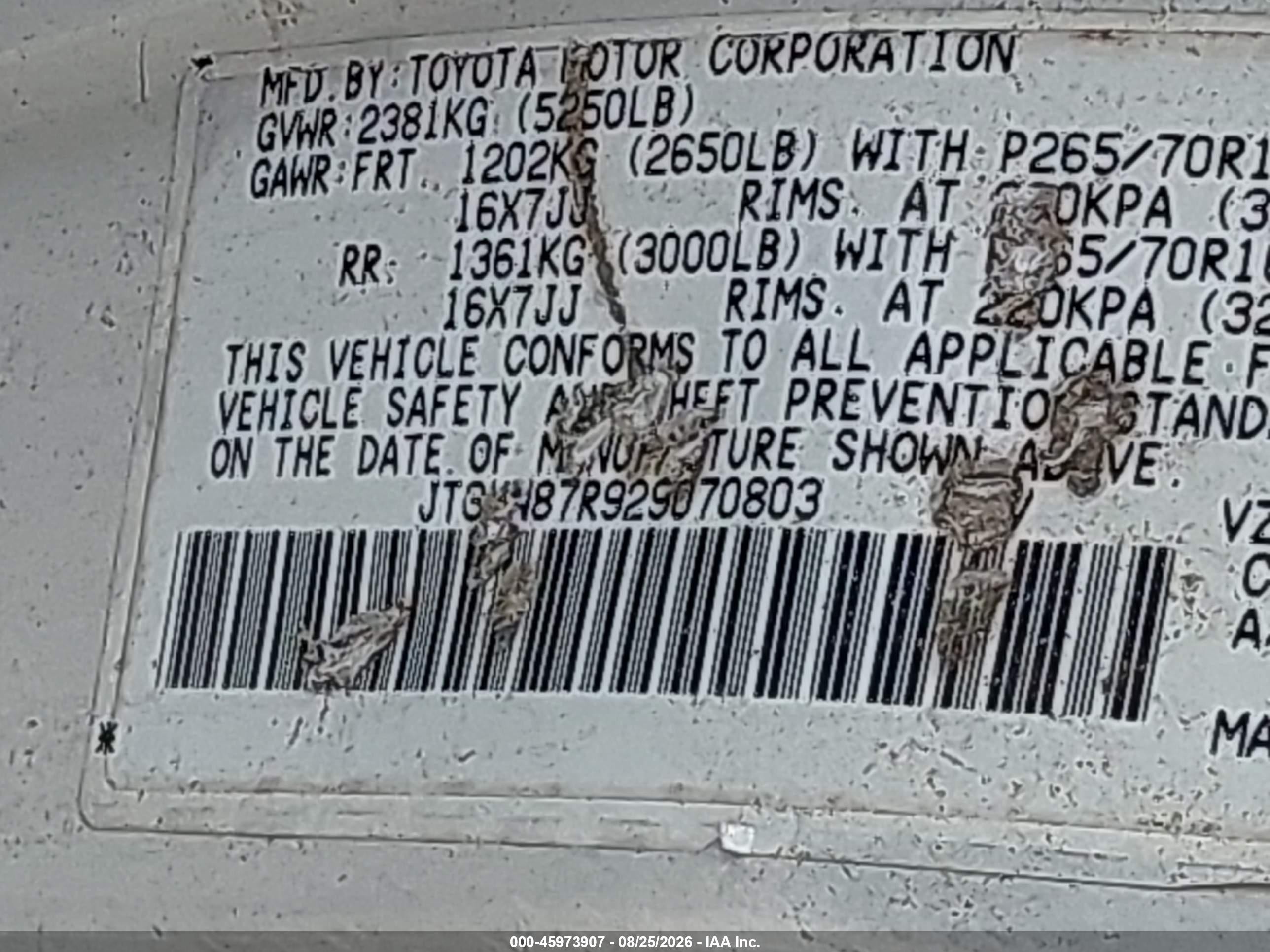 2002 Toyota 4runner Limited V6 Белый vin: JT3HN87R929070803