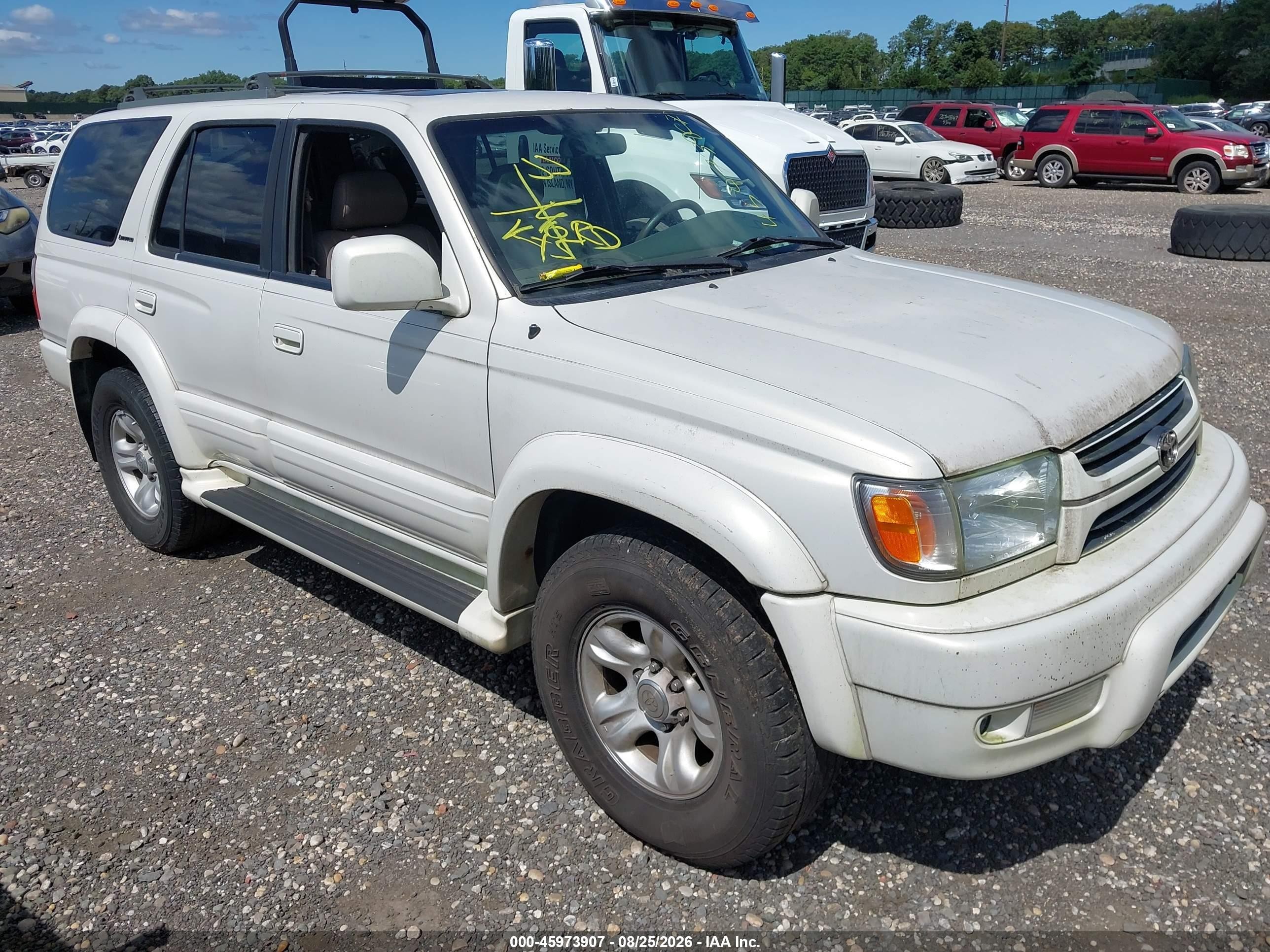 2002 Toyota 4runner Limited V6 Белый vin: JT3HN87R929070803