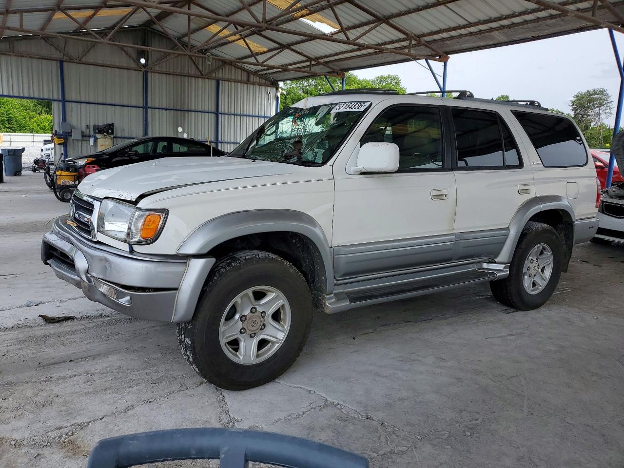 1999 Toyota 4runner Limited White vin: JT3HN87R9X0246440