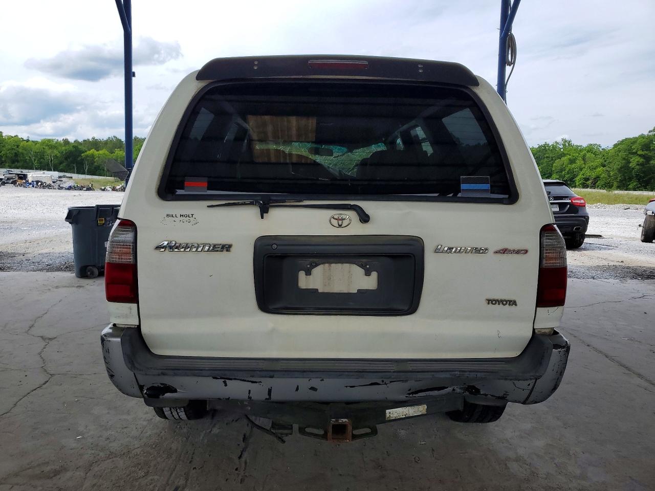 1999 Toyota 4runner Limited White vin: JT3HN87R9X0246440