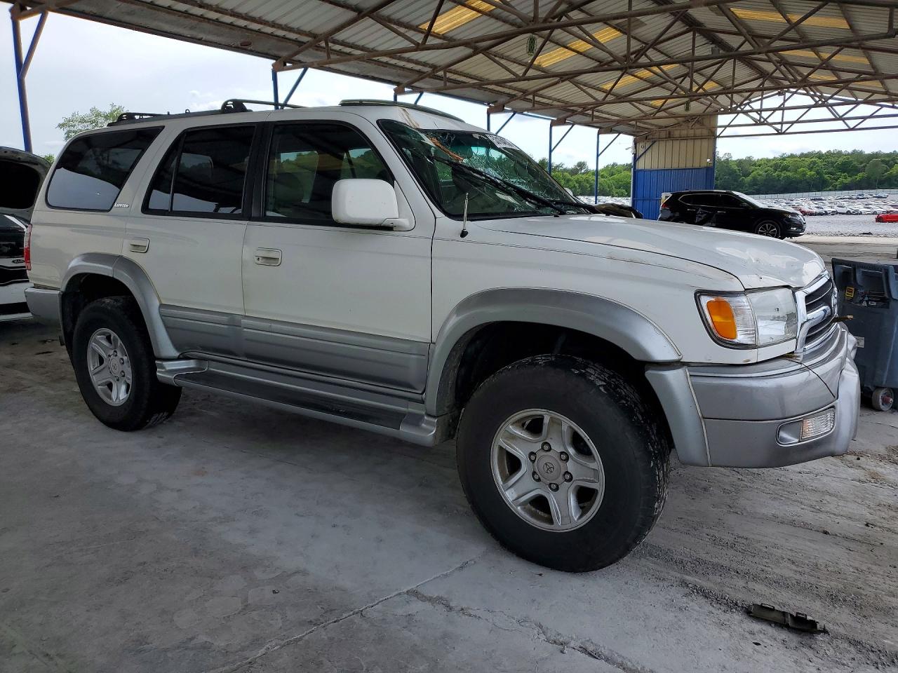 1999 Toyota 4runner Limited White vin: JT3HN87R9X0246440