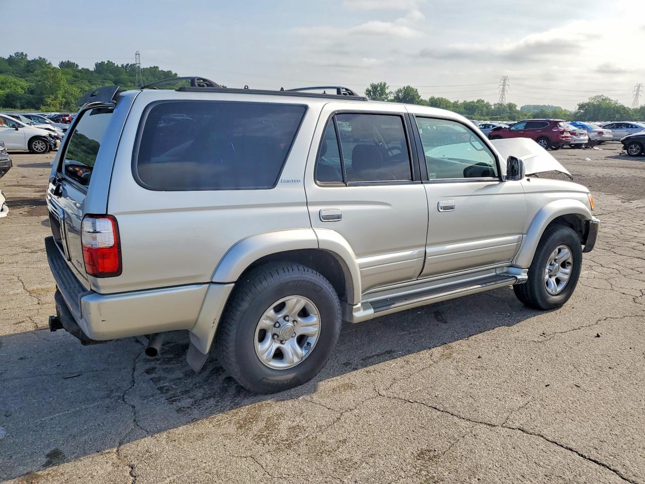 2002 Toyota 4runner Limited Silver vin: JT3HN87RX20371987