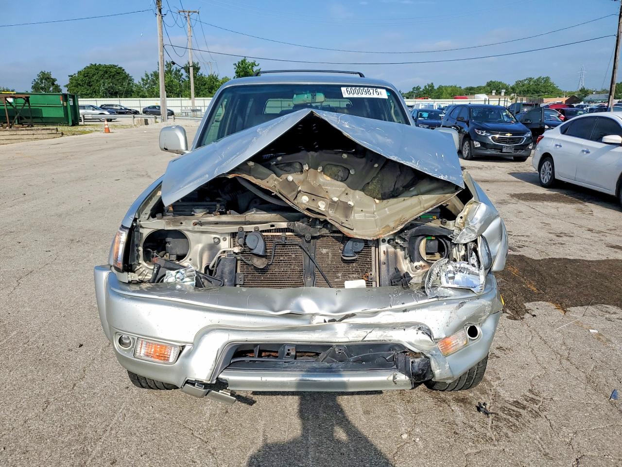 2002 Toyota 4runner Limited Silver vin: JT3HN87RX20371987