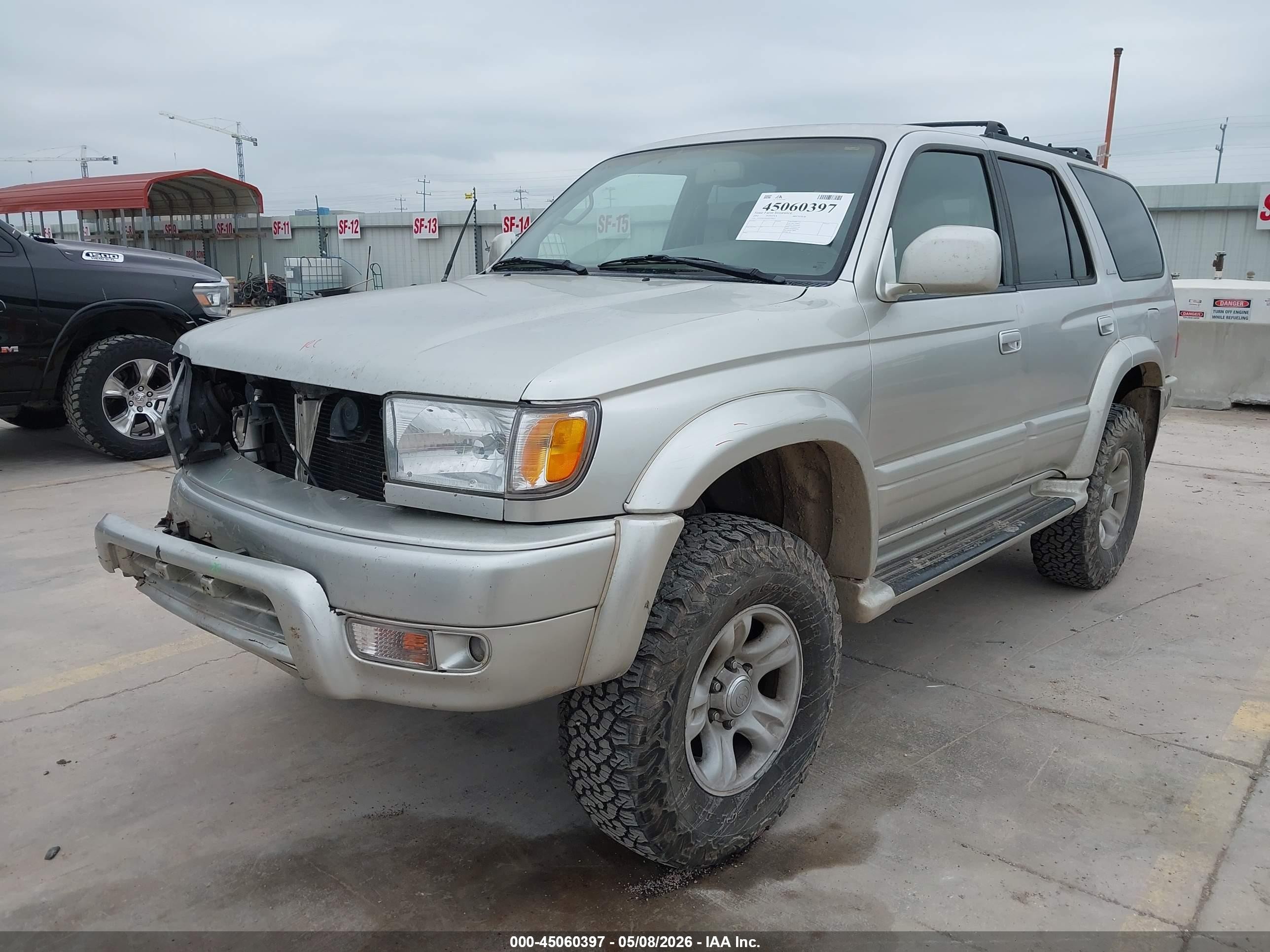 2002 Toyota 4runner Limited V6 Silver vin: JT3HN87RX20376607