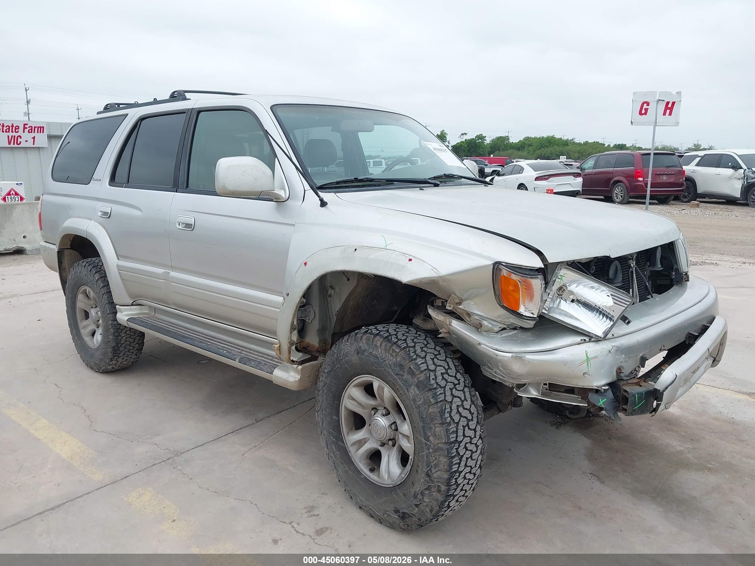 2002 Toyota 4runner Limited V6 Silver vin: JT3HN87RX20376607