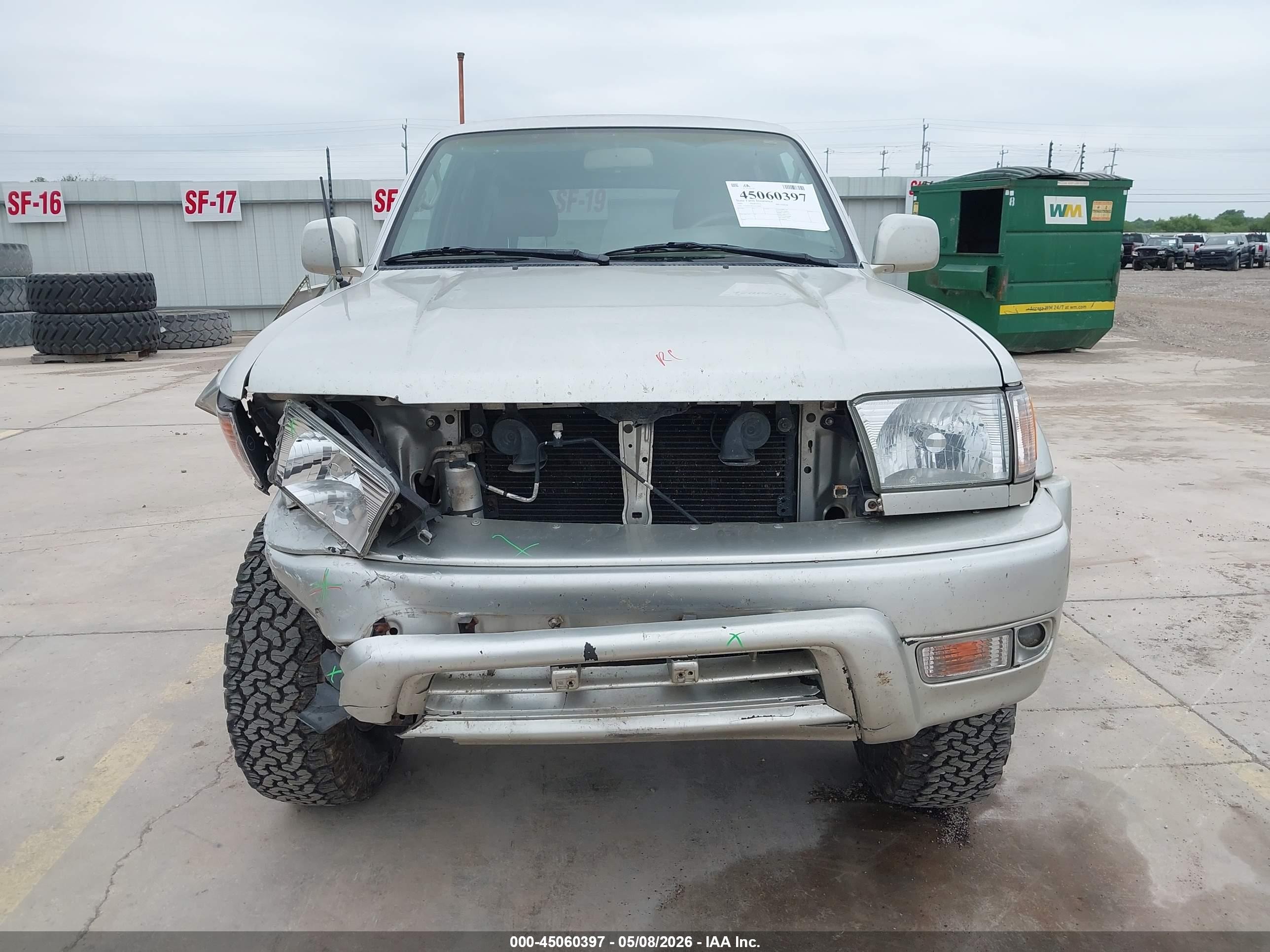 2002 Toyota 4runner Limited V6 Silver vin: JT3HN87RX20376607