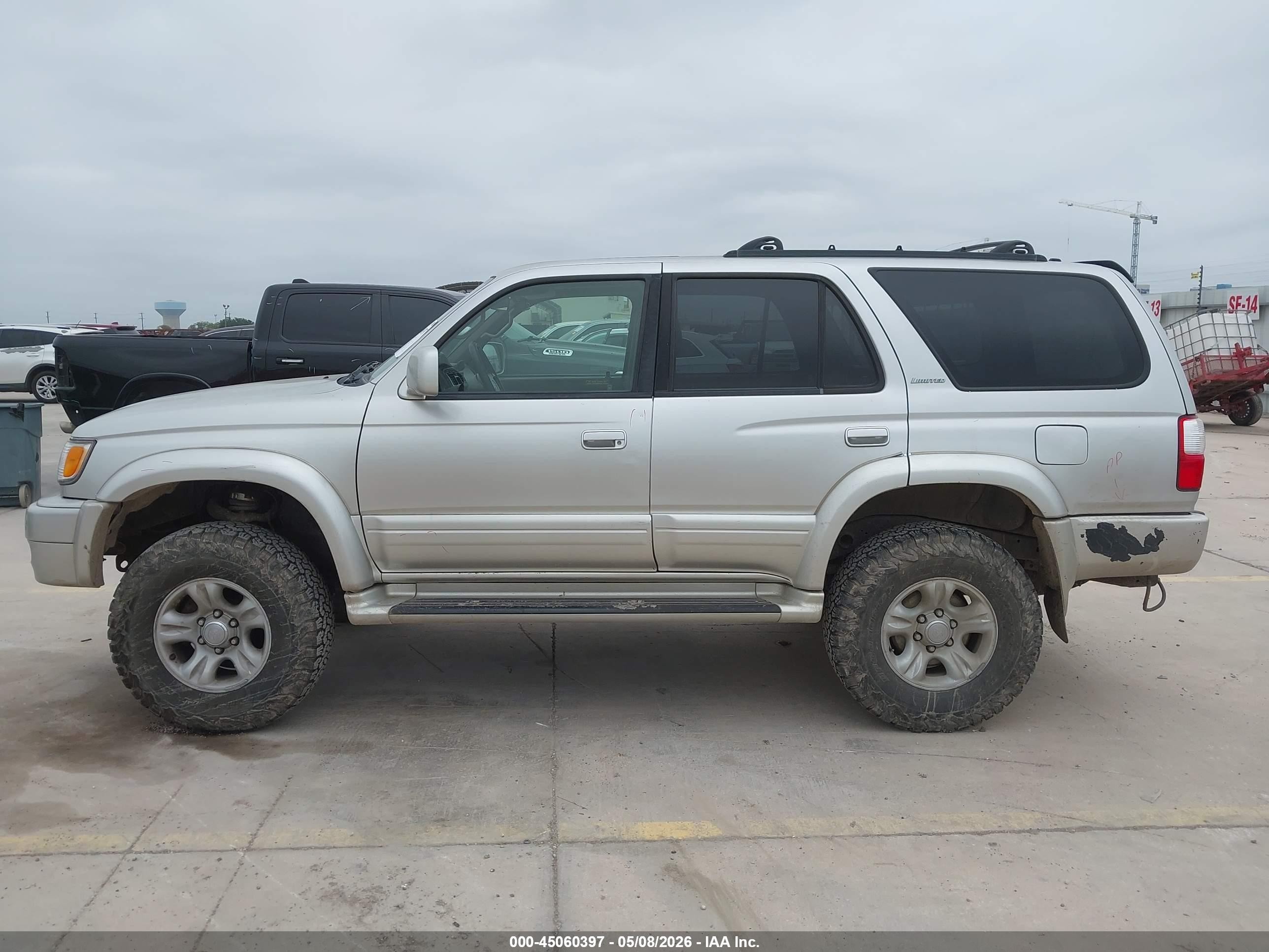 2002 Toyota 4runner Limited V6 Silver vin: JT3HN87RX20376607