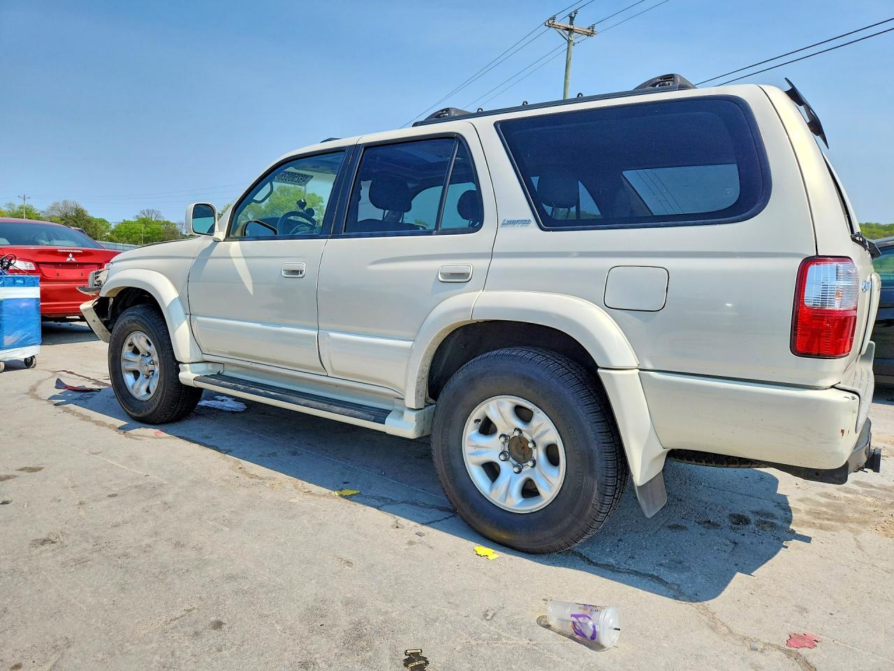 2002 Toyota 4runner Limited White vin: JT3HN87RX29062998