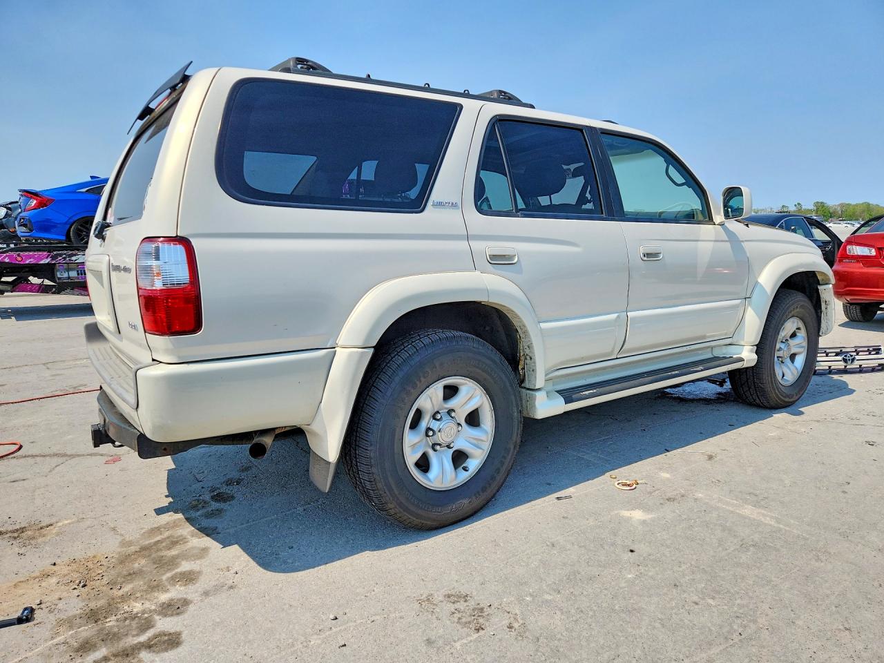 2002 Toyota 4runner Limited White vin: JT3HN87RX29062998