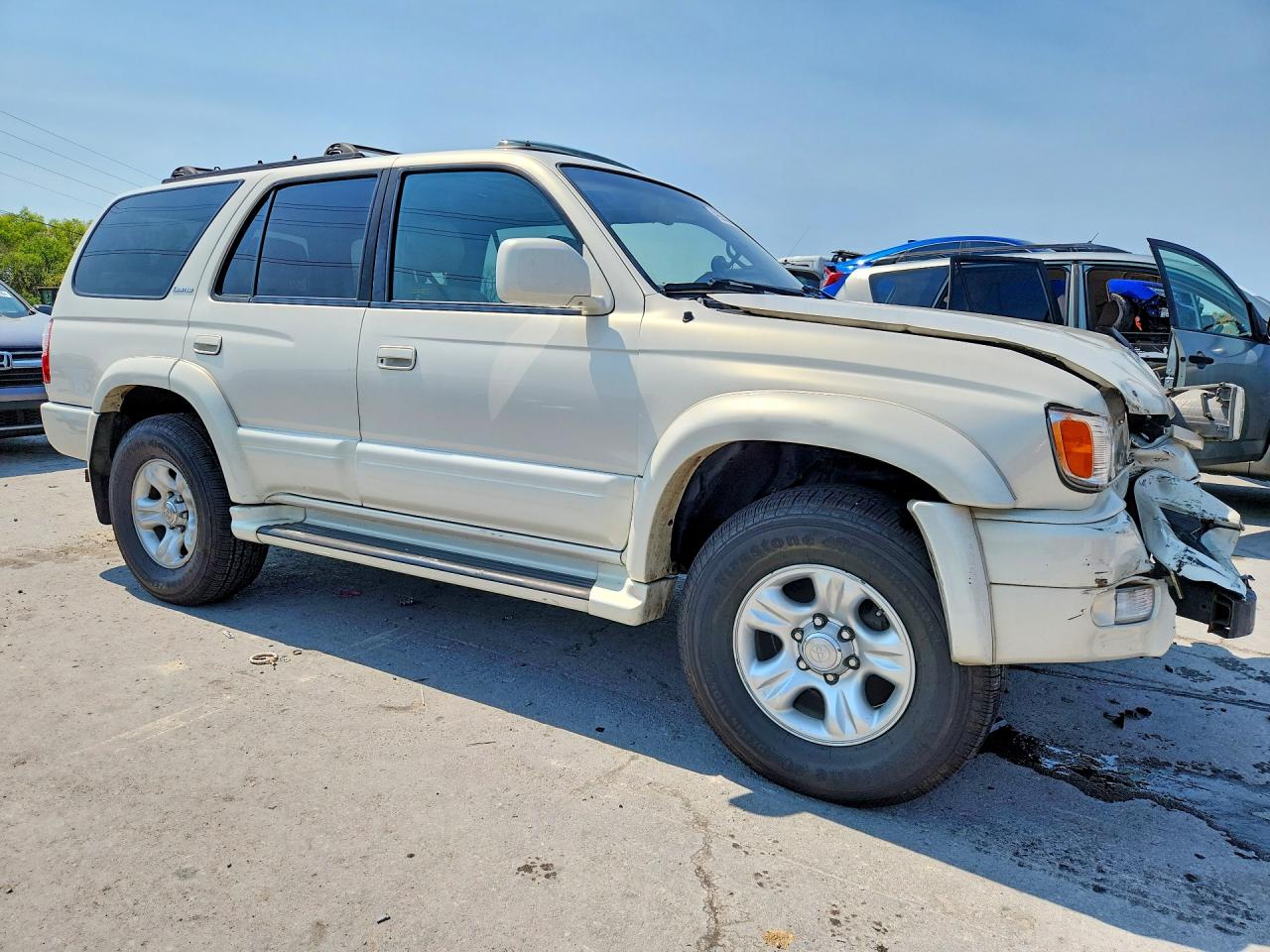 2002 Toyota 4runner Limited White vin: JT3HN87RX29062998