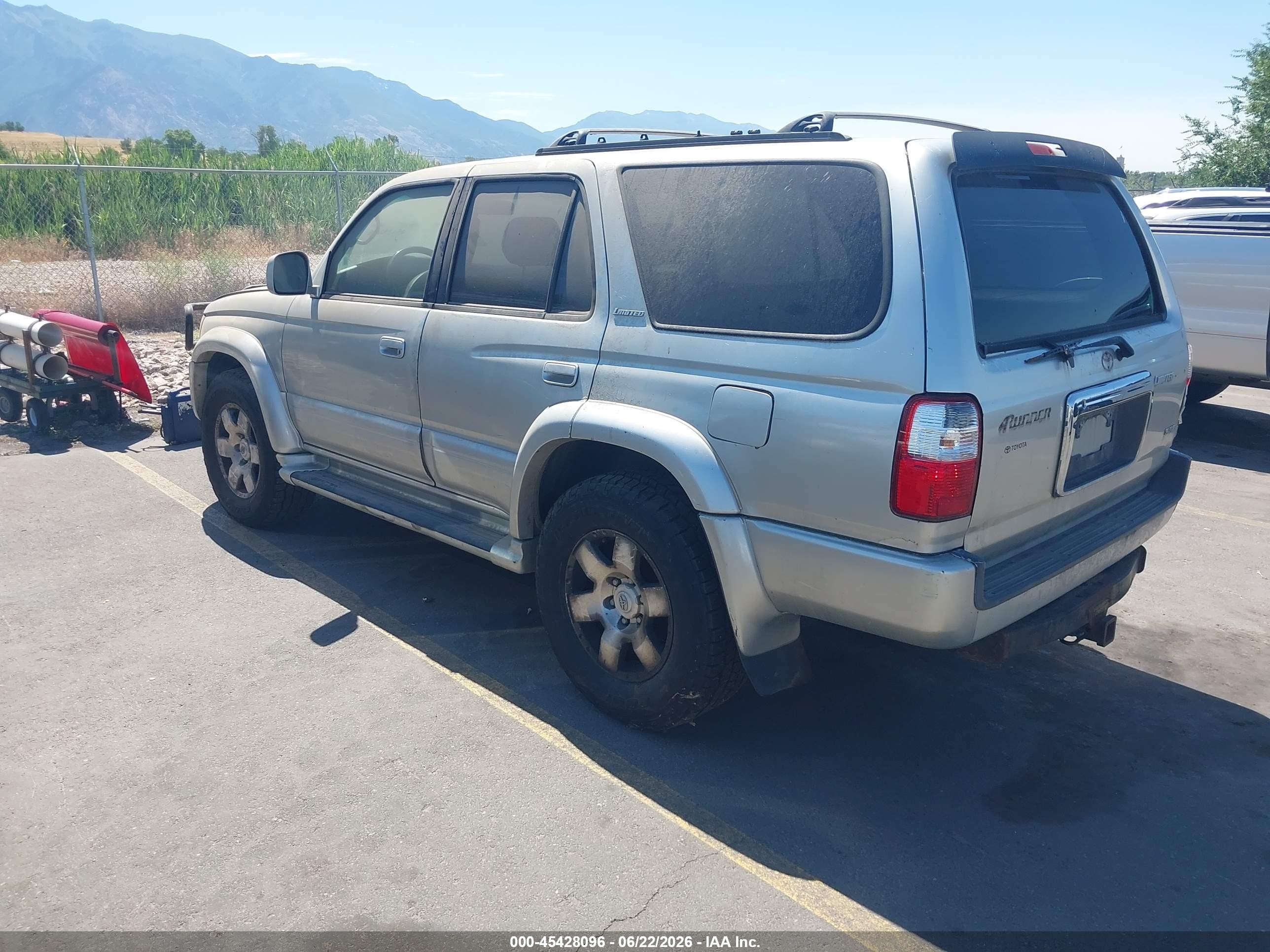2002 Toyota 4runner Limited V6 Серебряный vin: JT3HN87RX29065416
