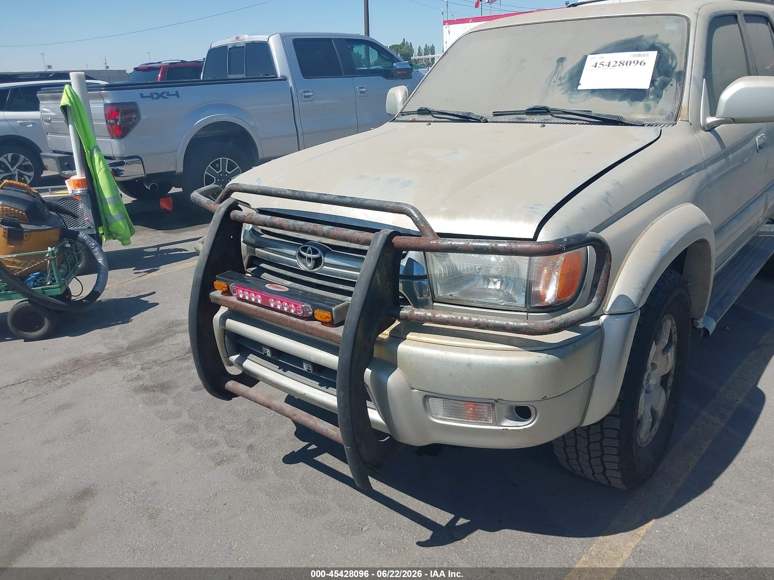 2002 Toyota 4runner Limited V6 Серебряный vin: JT3HN87RX29065416