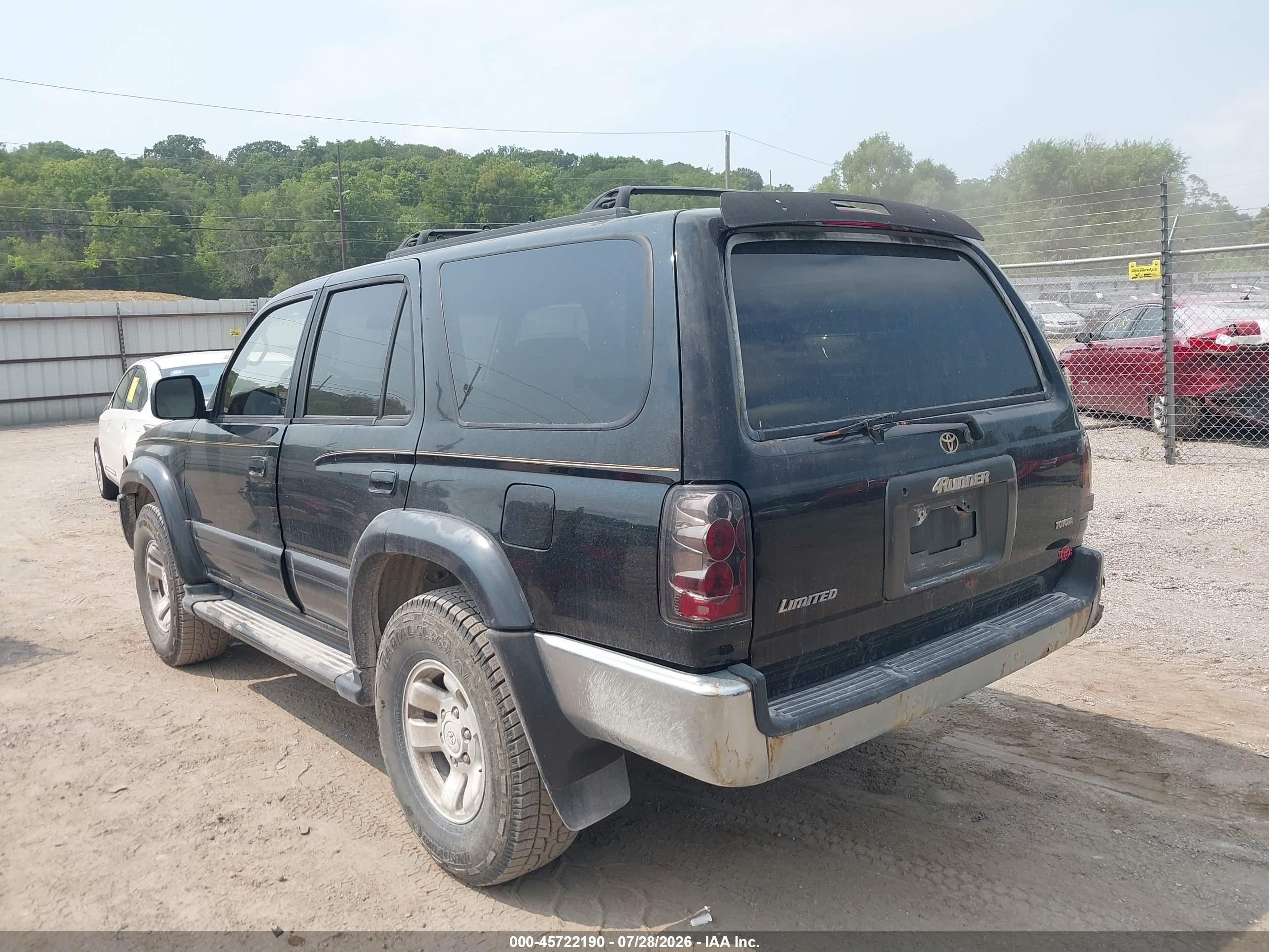 1997 Toyota 4runner Sr5 V6 Limited Черный vin: JT3HN87RXV0123520