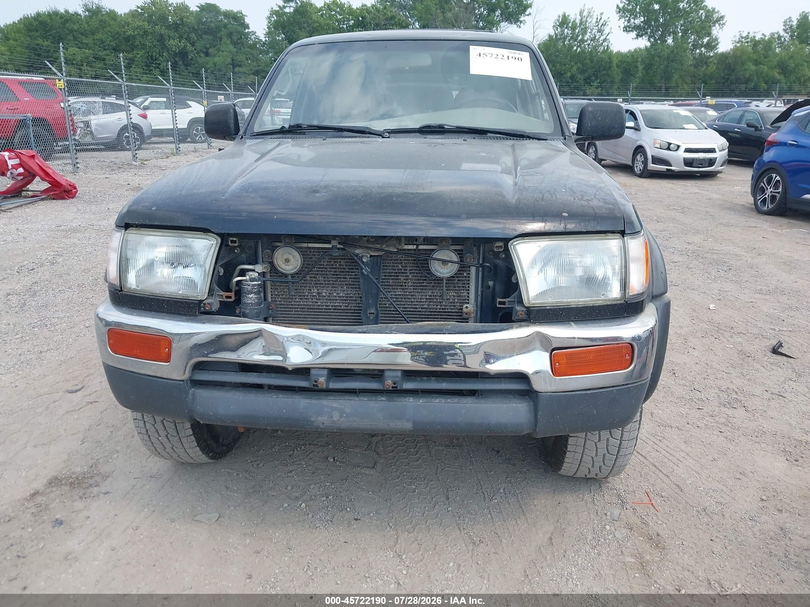 1997 Toyota 4runner Sr5 V6 Limited Черный vin: JT3HN87RXV0123520