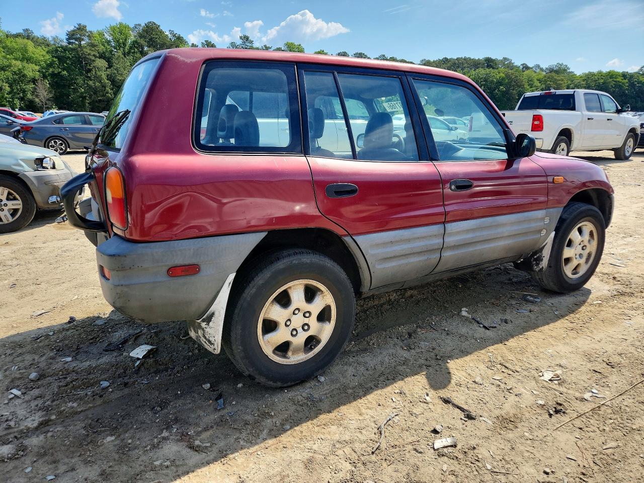 1996 Toyota Rav4 Base Maroon vin: JT3HP10V0T0080019