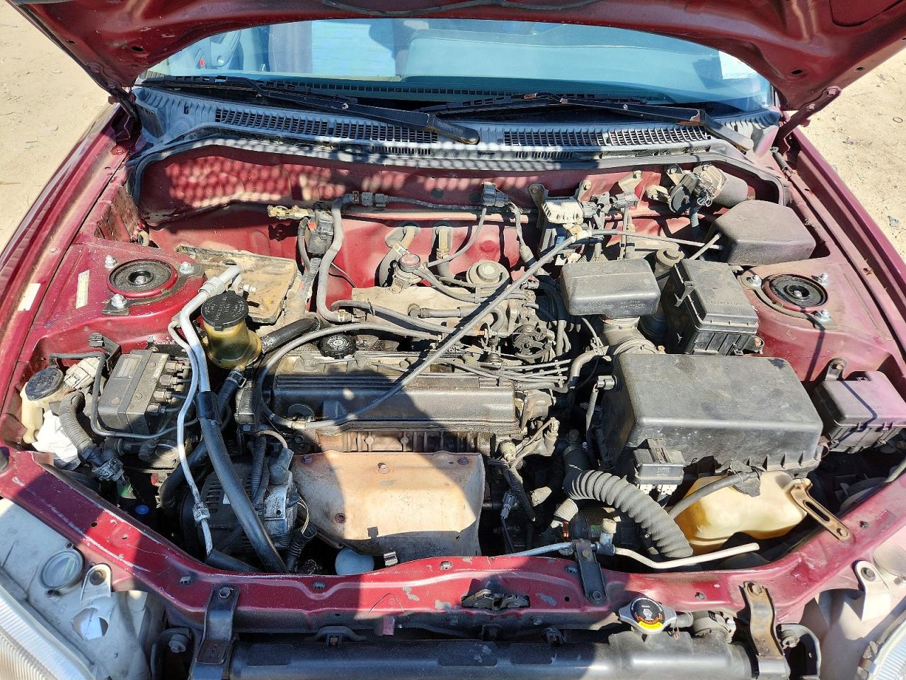 1996 Toyota Rav4 Base Maroon vin: JT3HP10V0T0080019