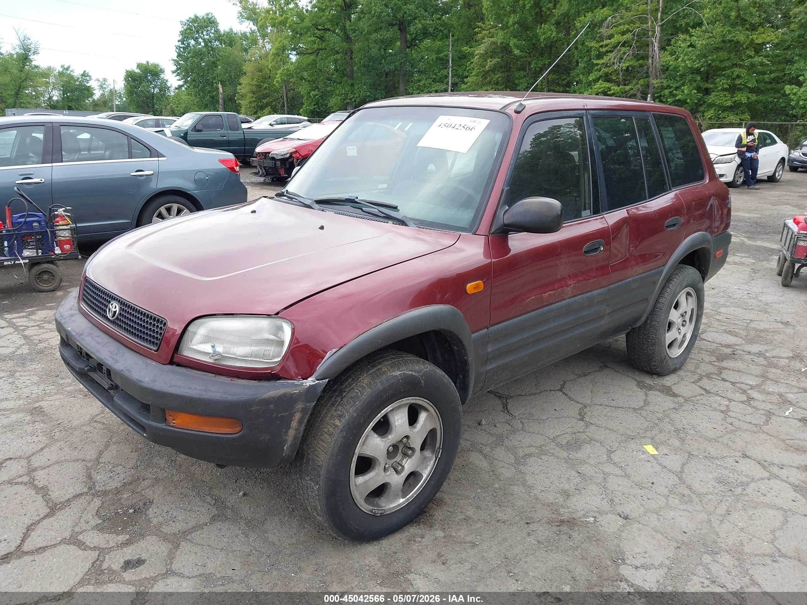 1997 Toyota Rav4   Red vin: JT3HP10V0V0120912