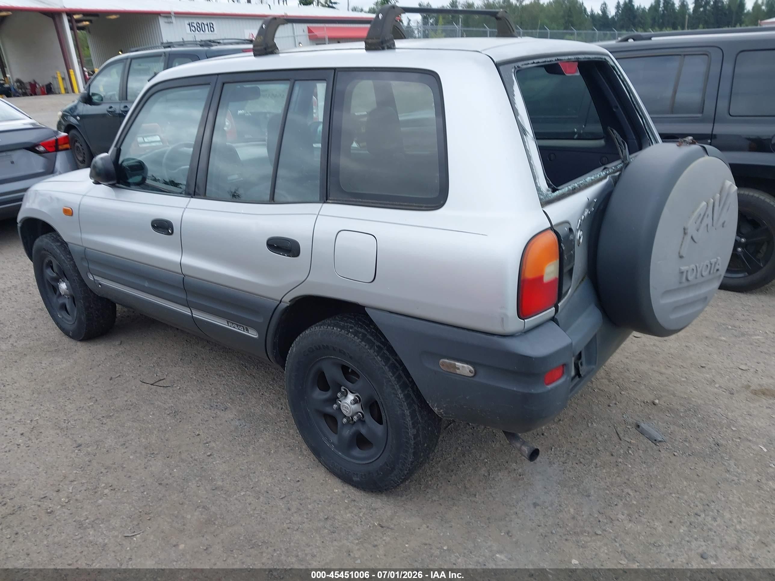 1997 Toyota Rav4   Silver vin: JT3HP10V0V7068771